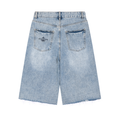 Men’s Vintage Wide Leg Denim Shorts