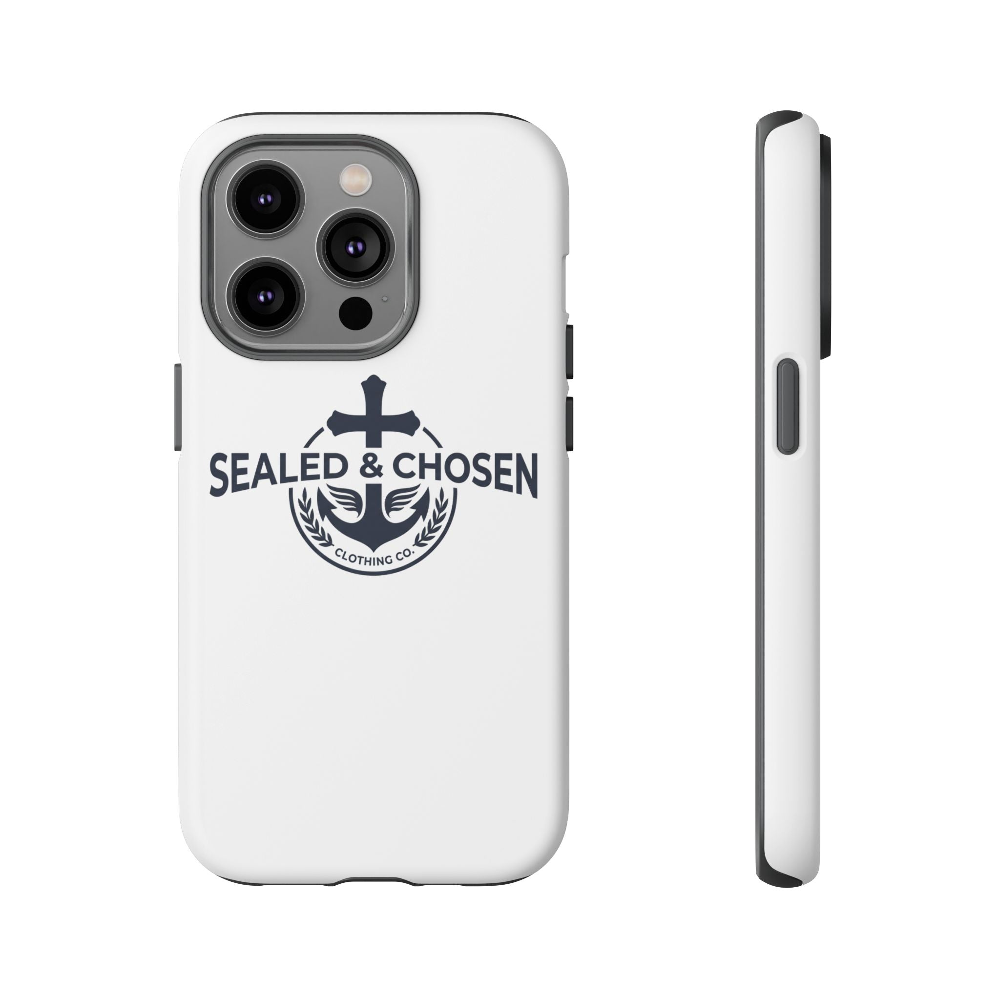 Sealed & Chosen Phone Case — Christian Anchor Cross iPhone Cover