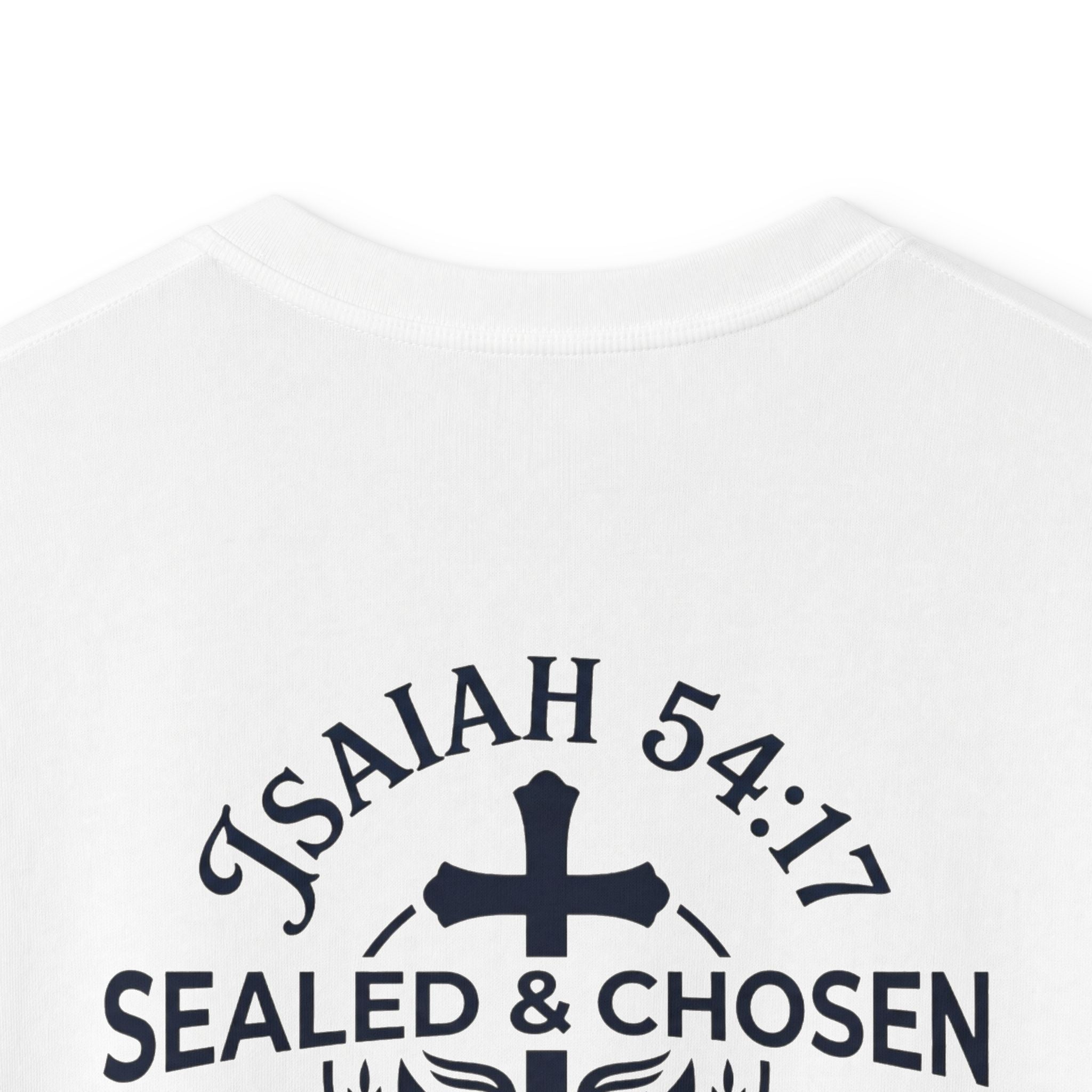 Kids Tee — "Sealed & Chosen" Christian Anchor Shirt (Isaiah 54:17)