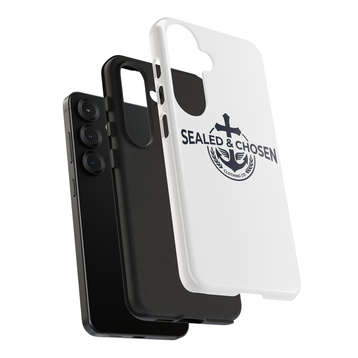 Sealed & Chosen Phone Case — Christian Anchor Cross iPhone Cover