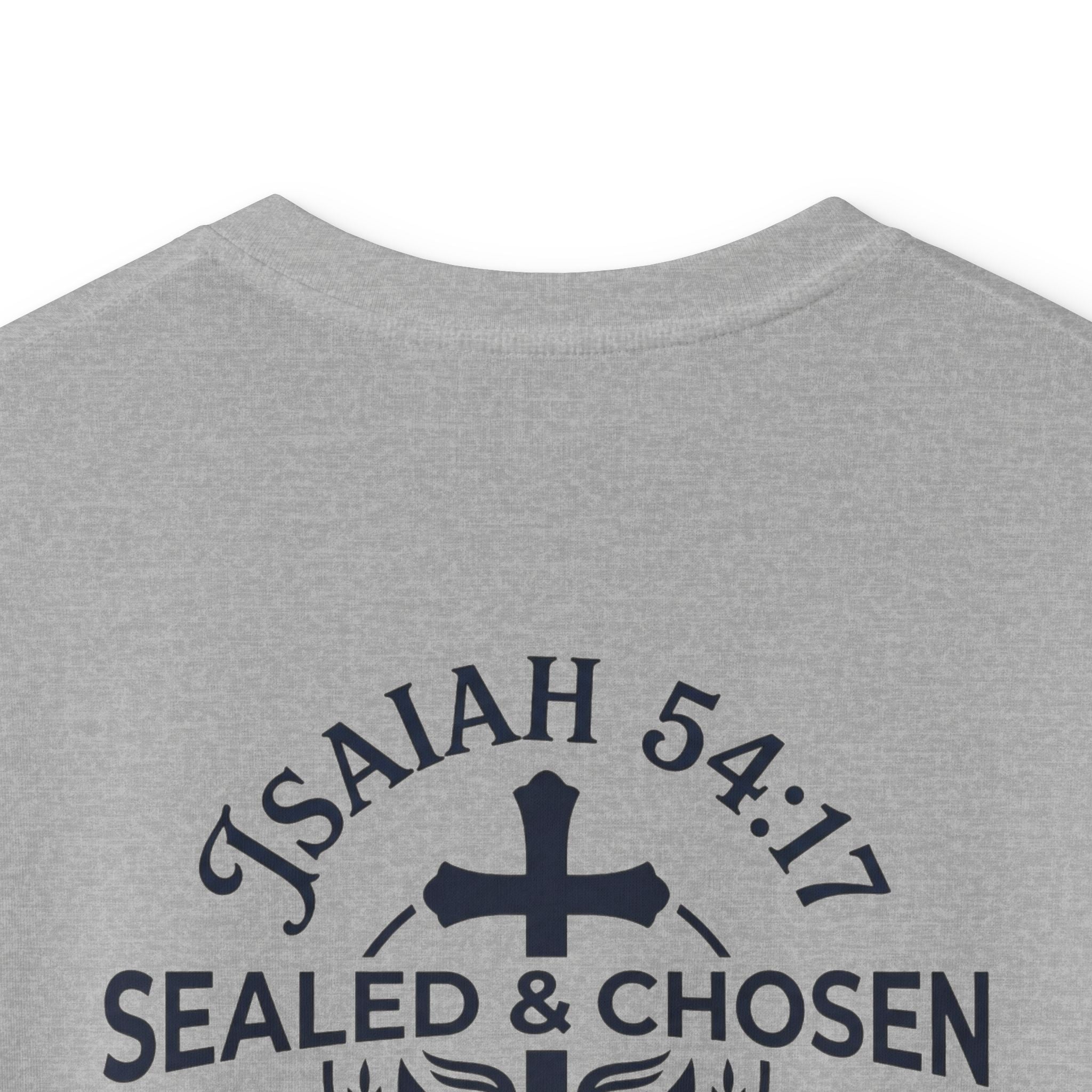 Kids Tee — "Sealed & Chosen" Christian Anchor Shirt (Isaiah 54:17)