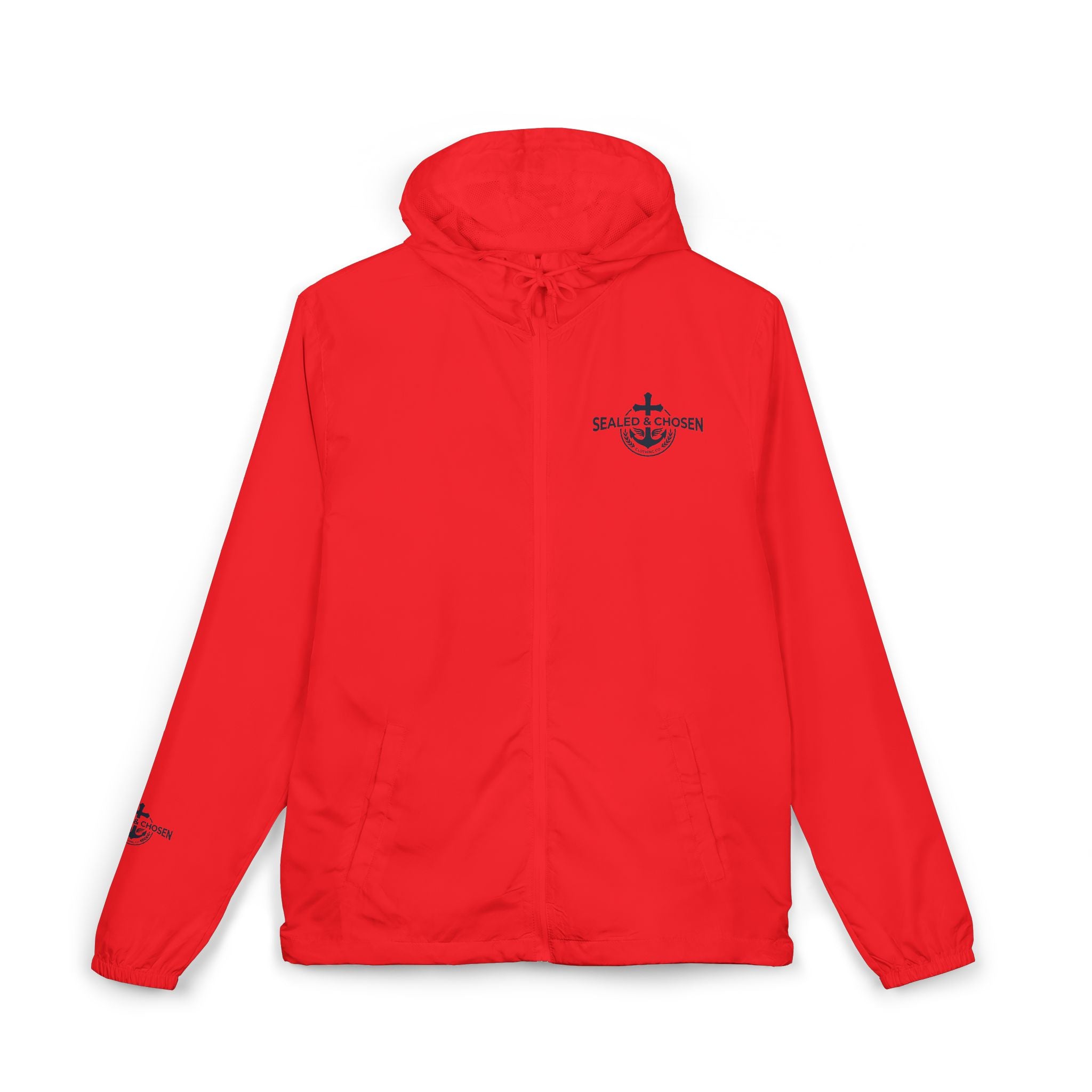 Windbreaker Jacket — White Camo ‘Salt & Siren’ Anchor Logo