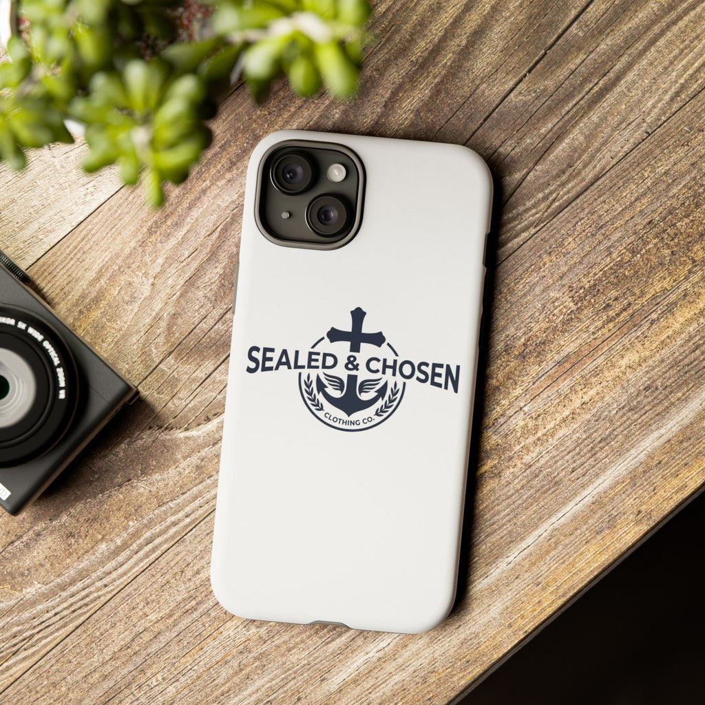 Sealed & Chosen Phone Case — Christian Anchor Cross iPhone Cover