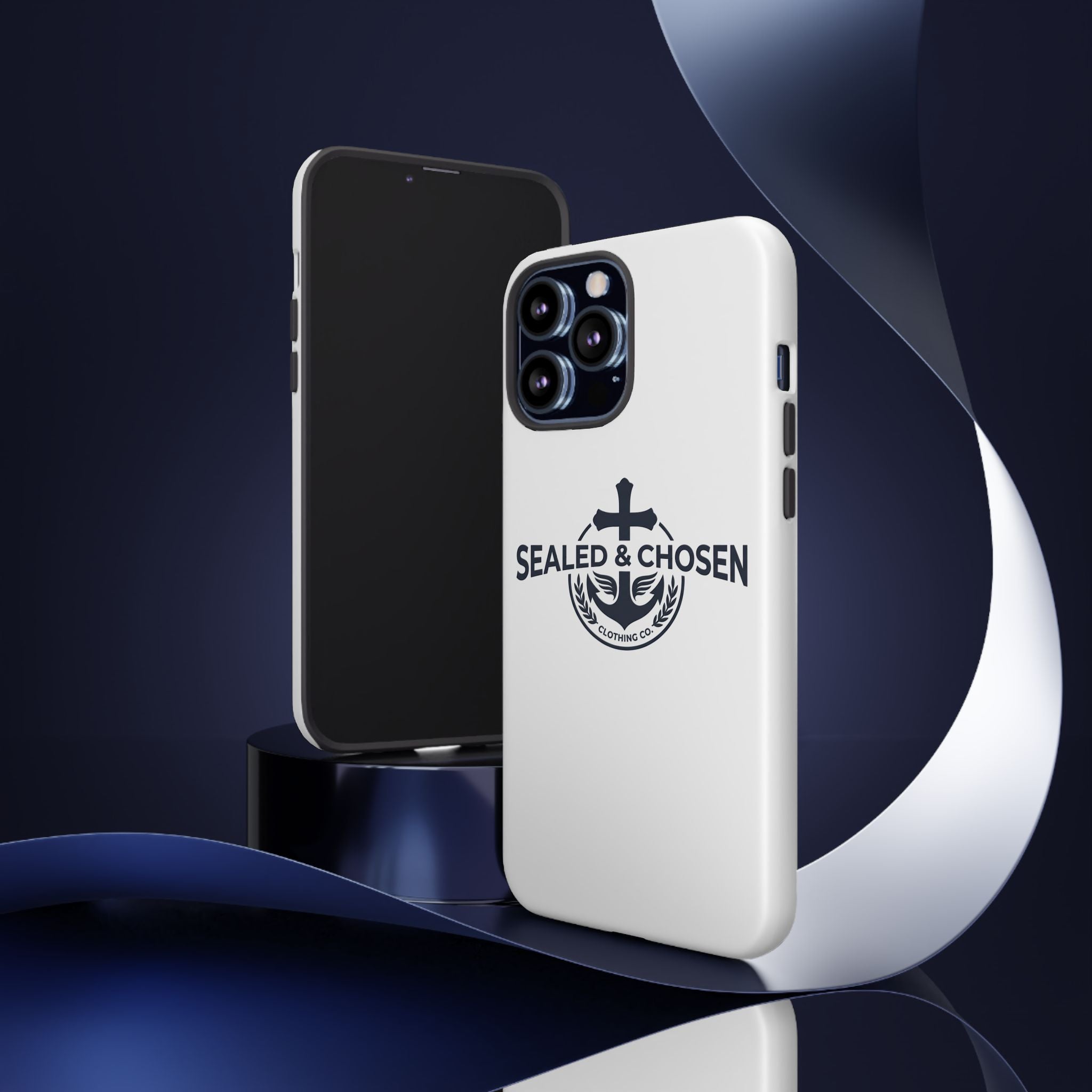 Sealed & Chosen Phone Case — Christian Anchor Cross iPhone Cover