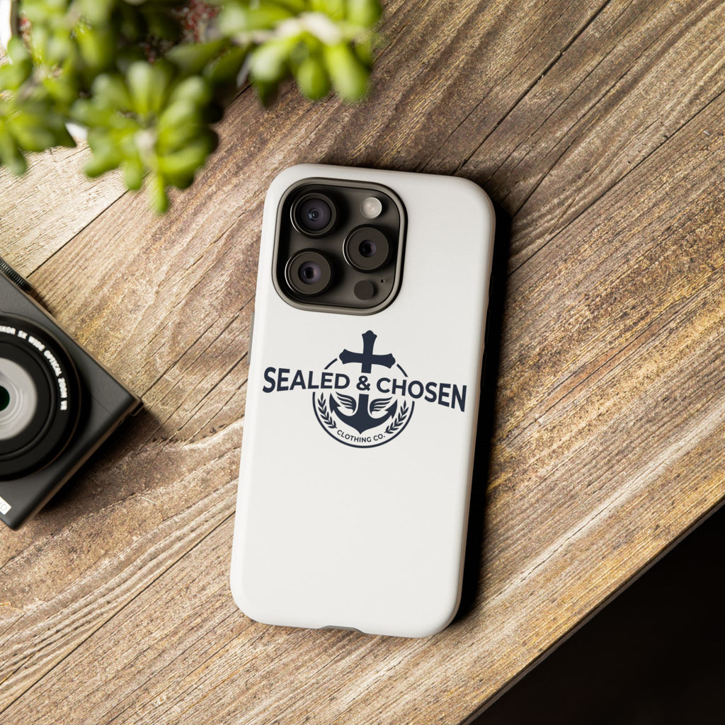 Sealed & Chosen Phone Case — Christian Anchor Cross iPhone Cover