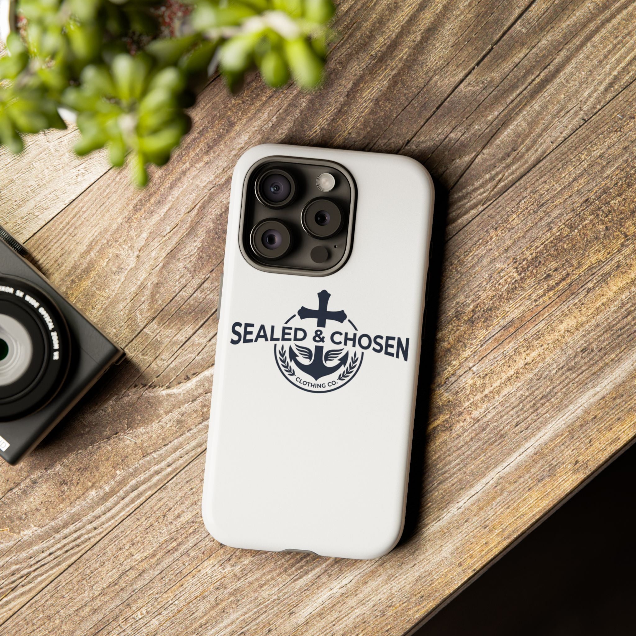 Sealed & Chosen Phone Case — Christian Anchor Cross iPhone Cover