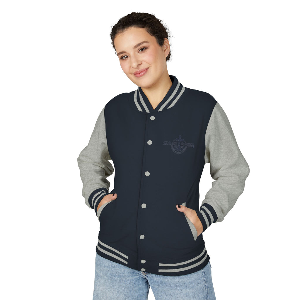 Isaiah 54:17 Varsity Letterman Jacket — Sealed & Chosen Faith Apparel