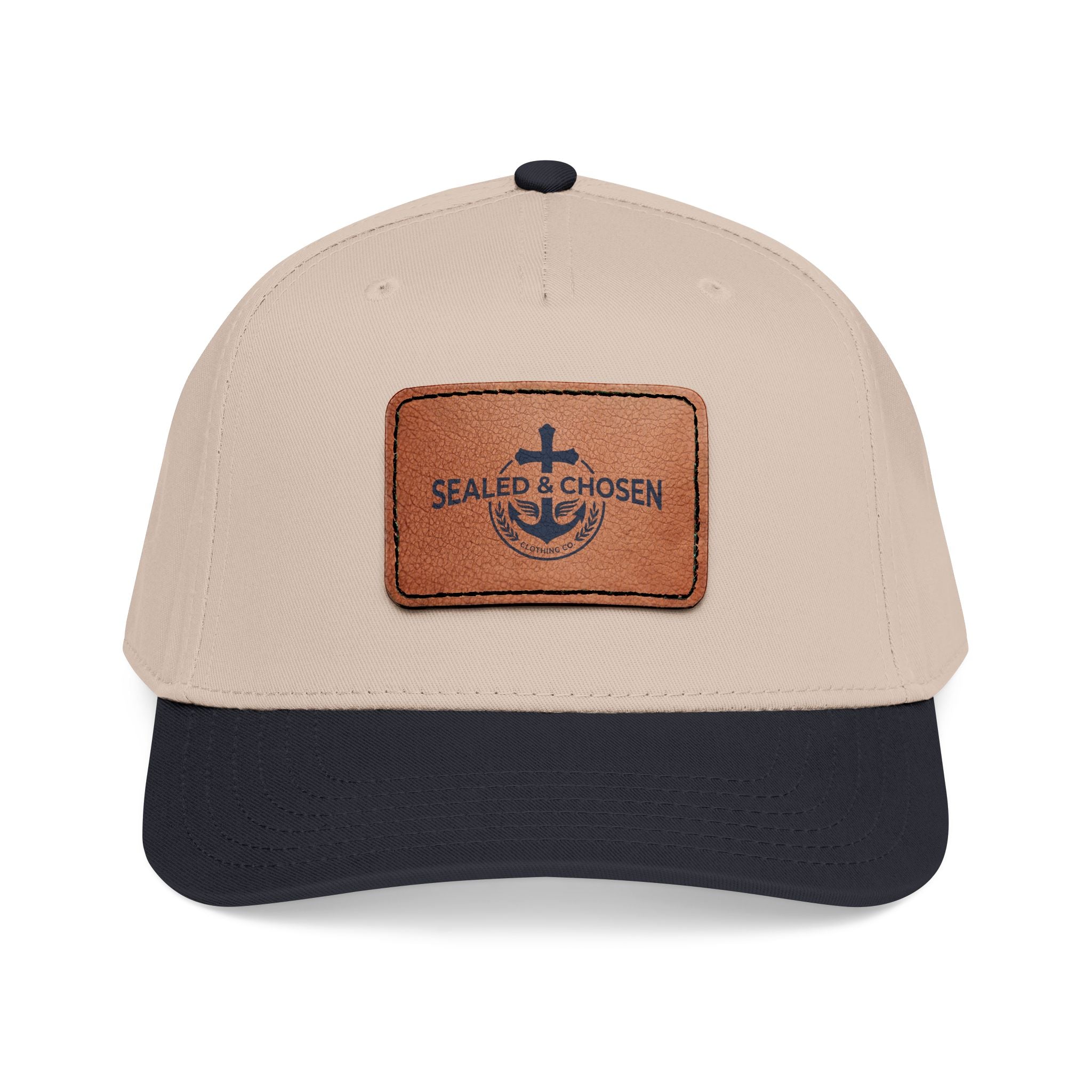 Sealed & Chosen Leather Patch Baseball Cap