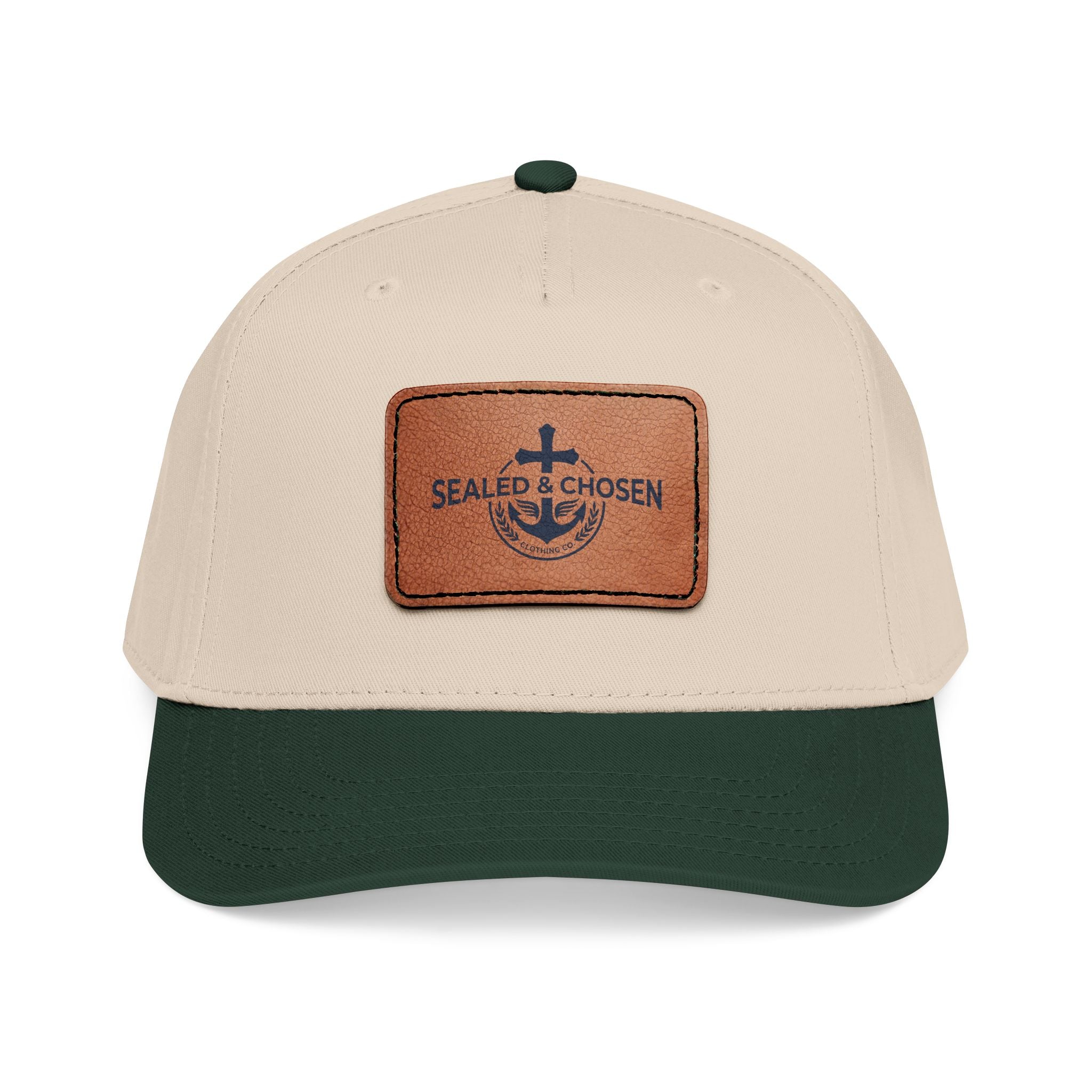 Sealed & Chosen Leather Patch Baseball Cap