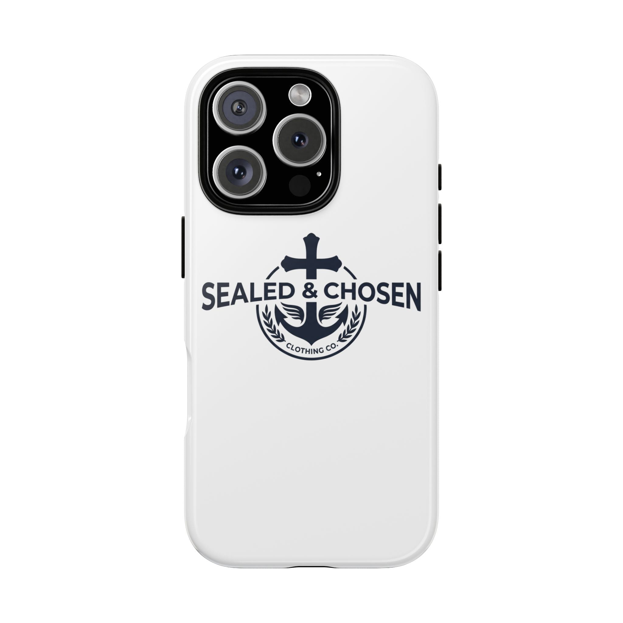 Sealed & Chosen Phone Case — Christian Anchor Cross iPhone Cover