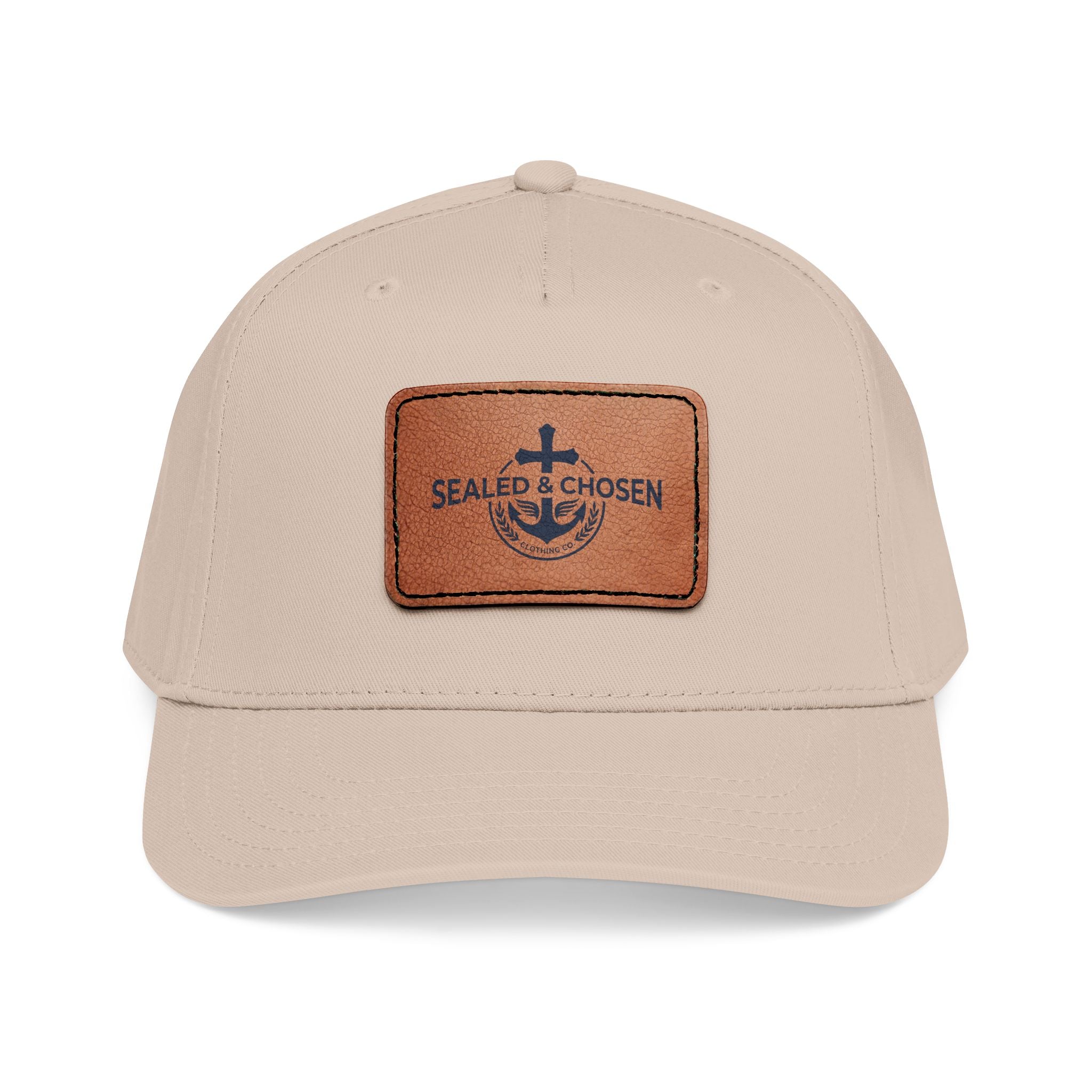 Sealed & Chosen Leather Patch Baseball Cap