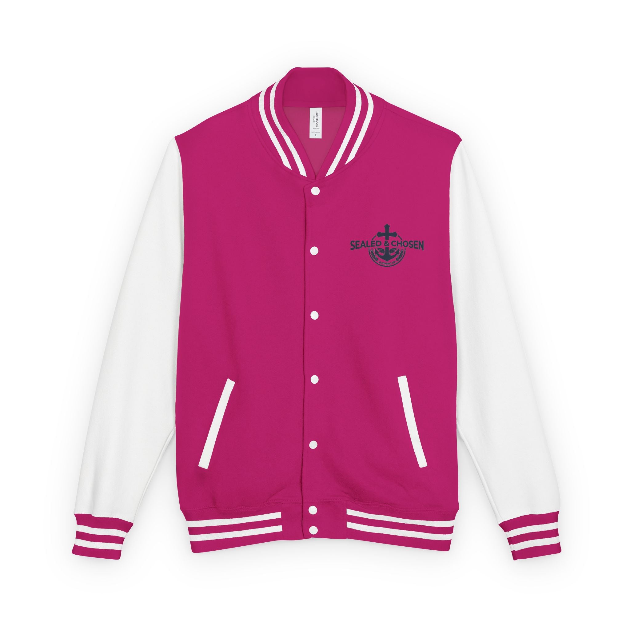 Isaiah 54:17 Varsity Letterman Jacket — Sealed & Chosen Faith Apparel