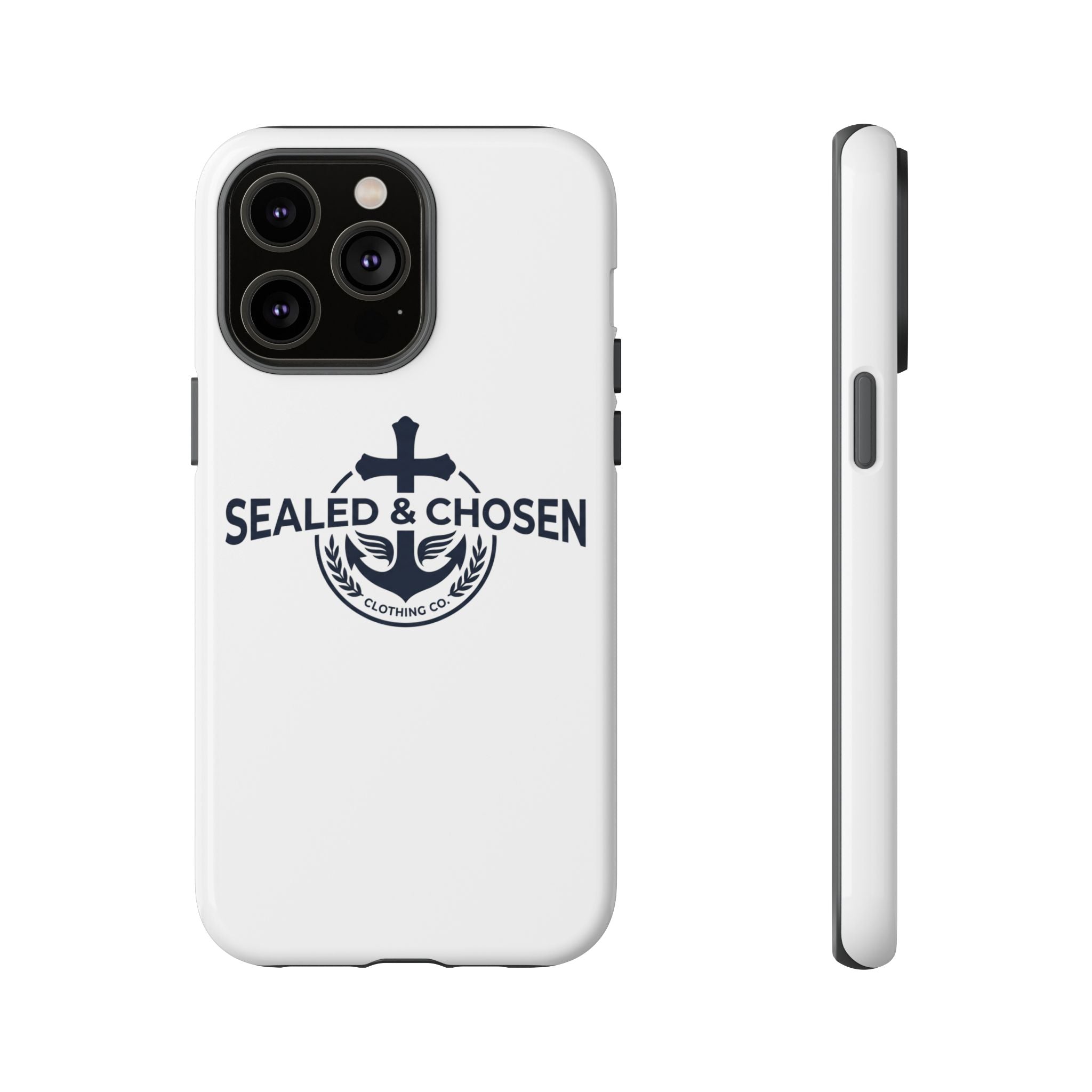 Sealed & Chosen Phone Case — Christian Anchor Cross iPhone Cover