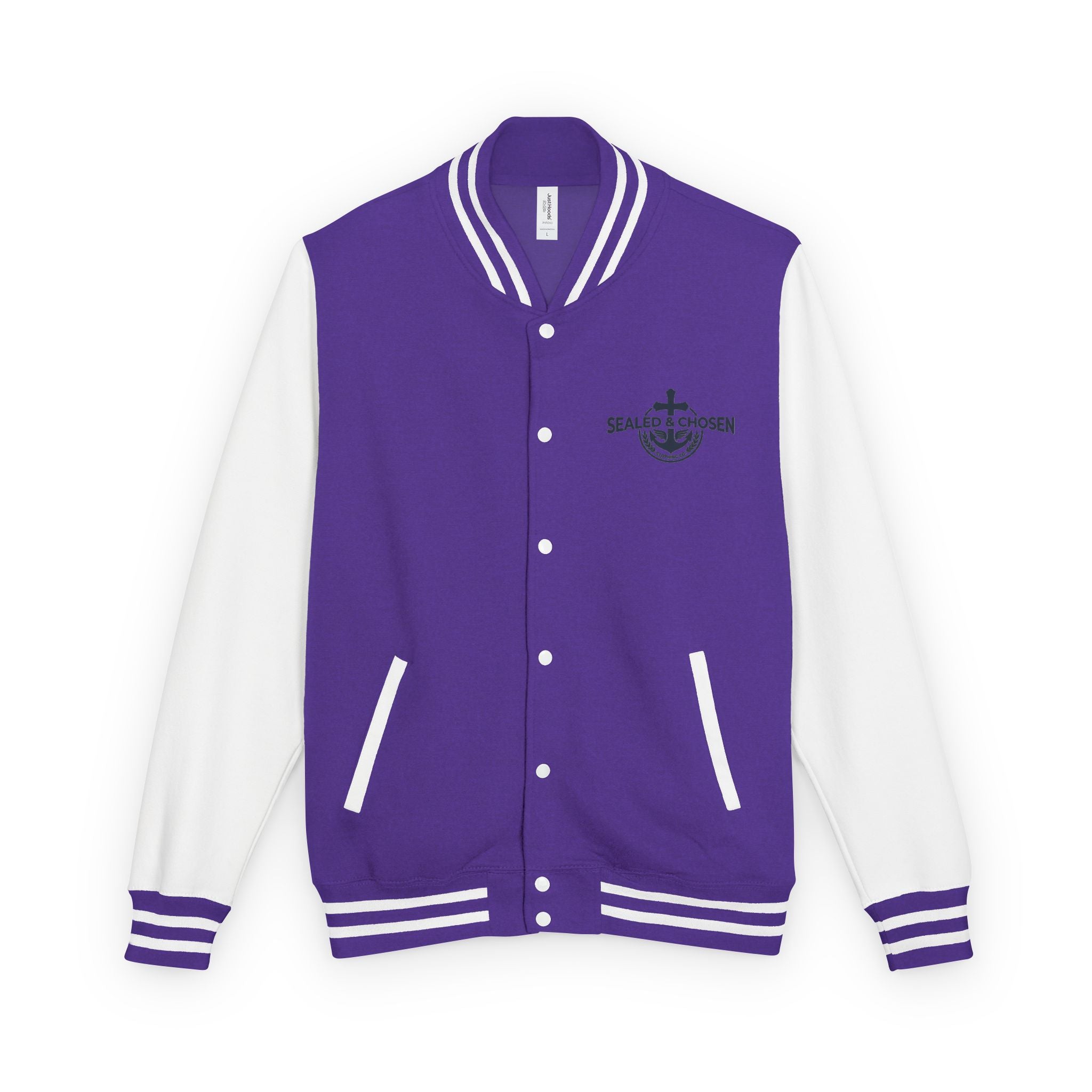 Isaiah 54:17 Varsity Letterman Jacket — Sealed & Chosen Faith Apparel
