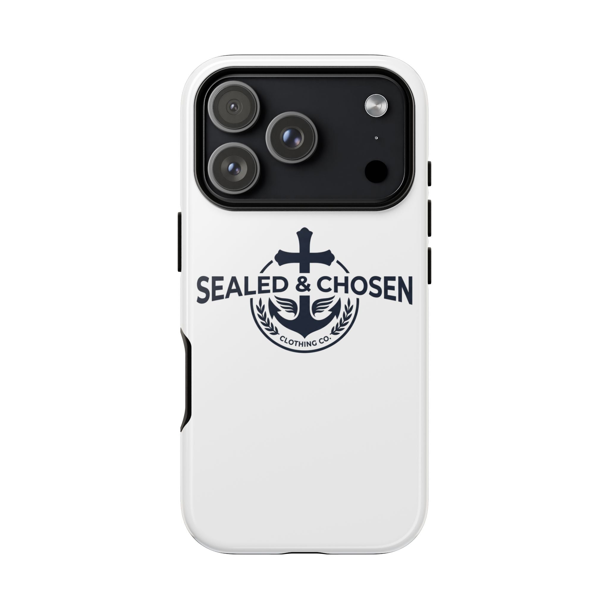 Sealed & Chosen Phone Case — Christian Anchor Cross iPhone Cover