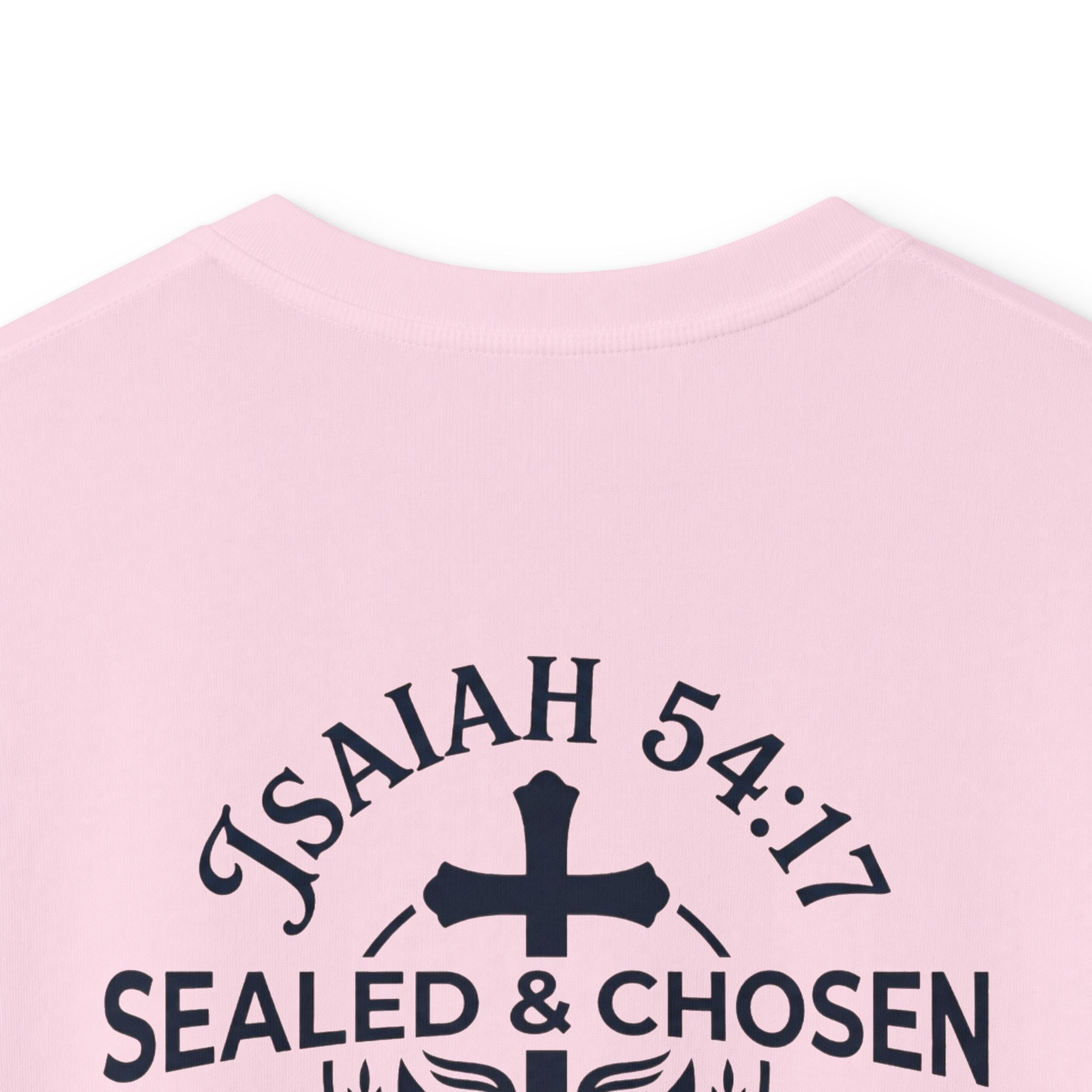 Kids Tee — "Sealed & Chosen" Christian Anchor Shirt (Isaiah 54:17)