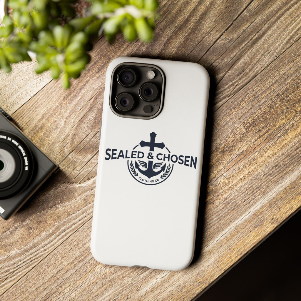 Sealed & Chosen Phone Case — Christian Anchor Cross iPhone Cover