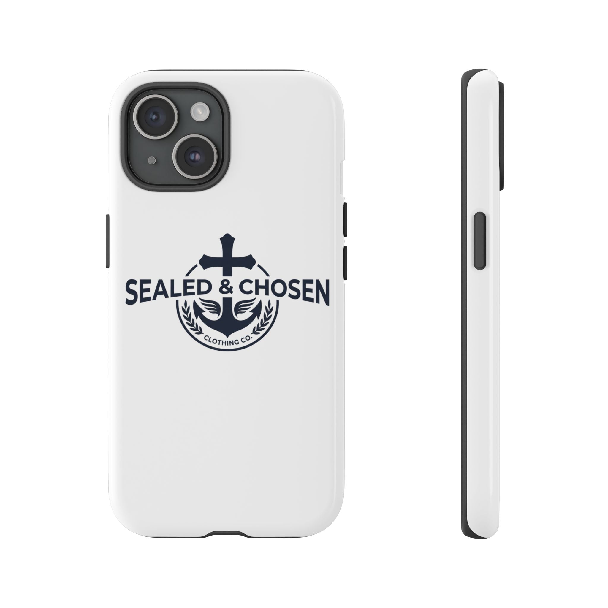 Sealed & Chosen Phone Case — Christian Anchor Cross iPhone Cover