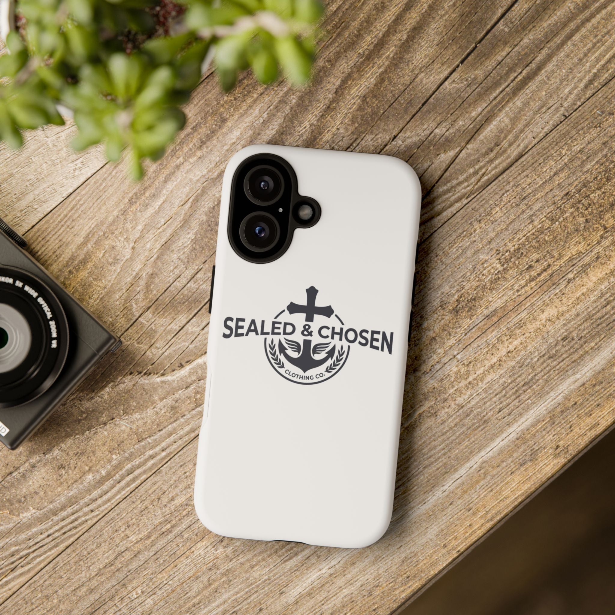 Sealed & Chosen Phone Case — Christian Anchor Cross iPhone Cover
