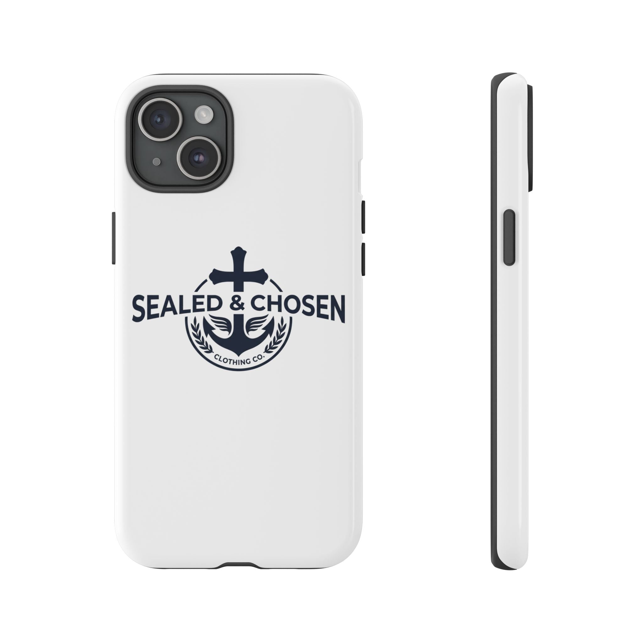 Sealed & Chosen Phone Case — Christian Anchor Cross iPhone Cover