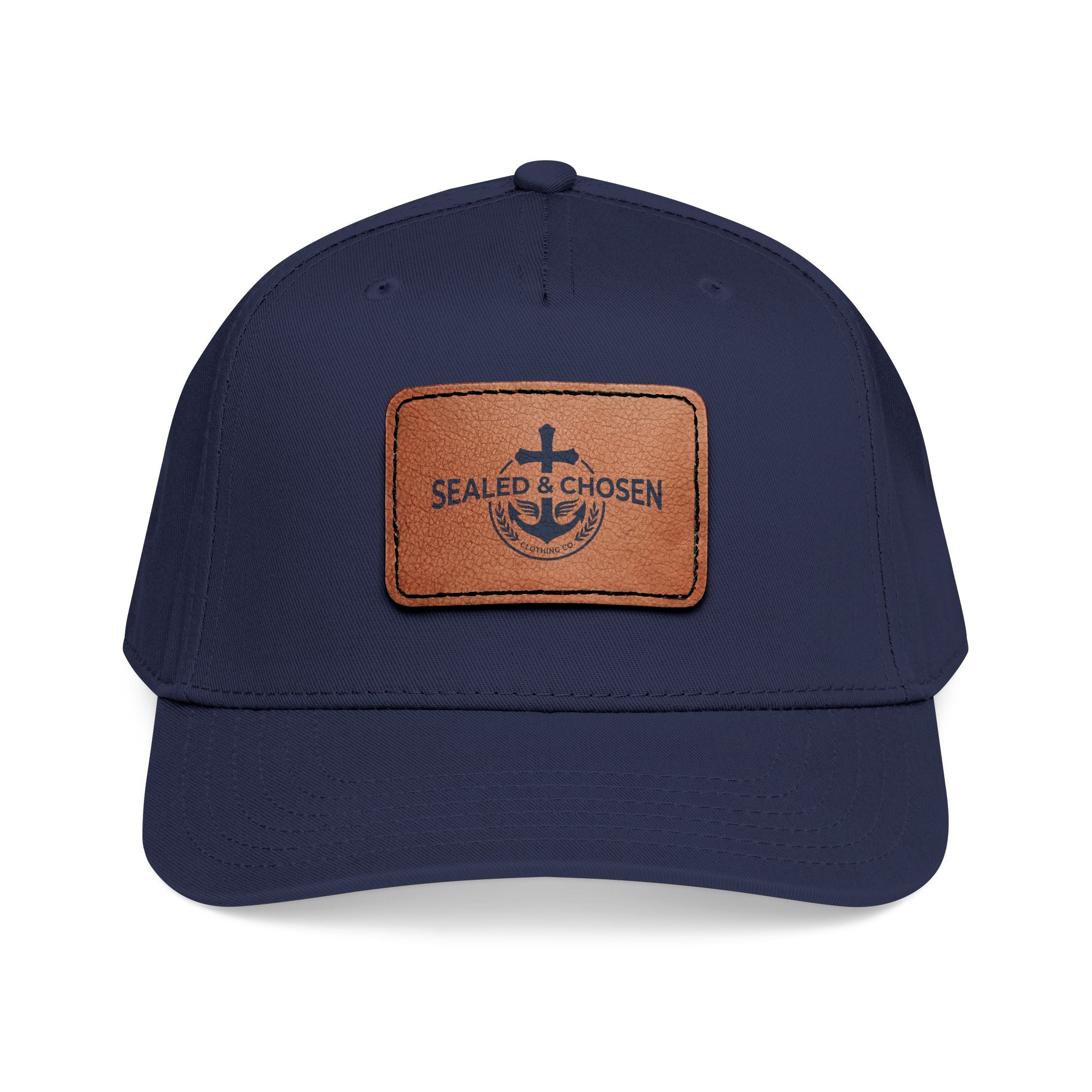 Sealed & Chosen Leather Patch Baseball Cap