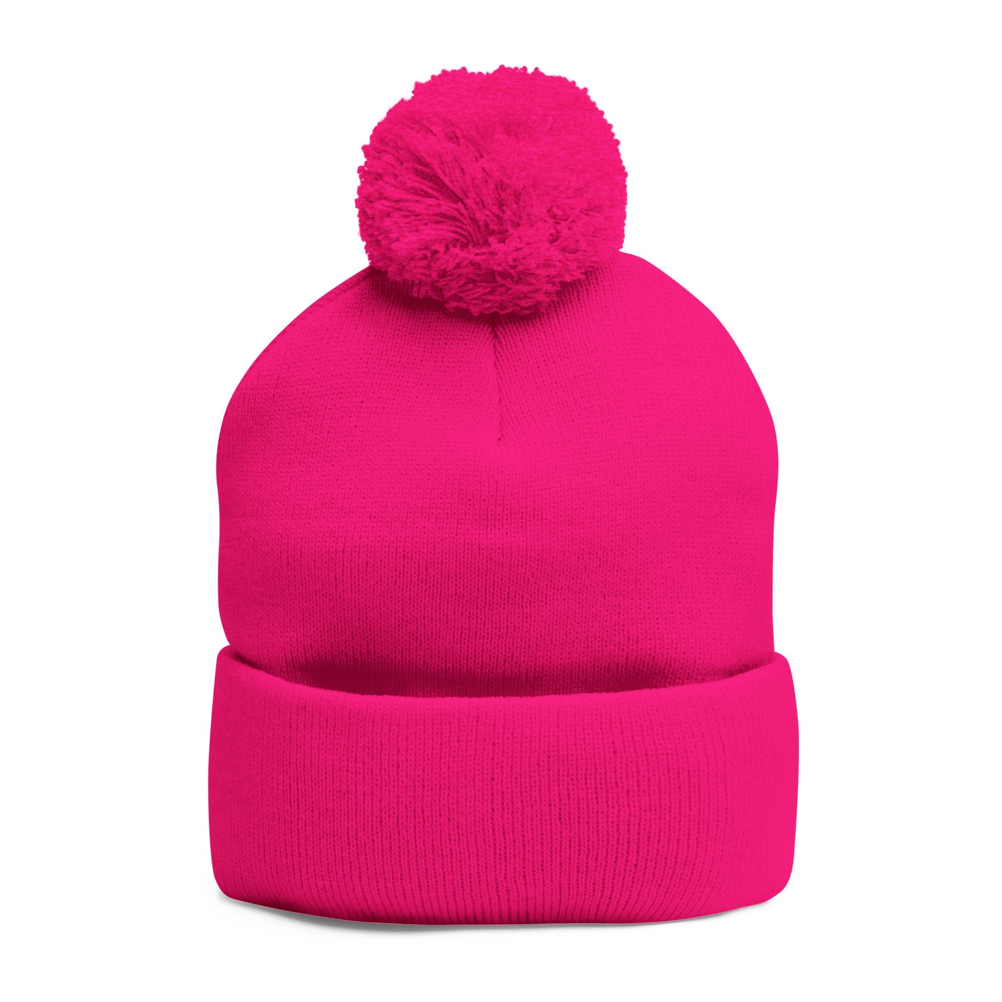 Embroidered Pom-Pom Knit Cap — 'SEALS CHOSEN' Anchor Logo