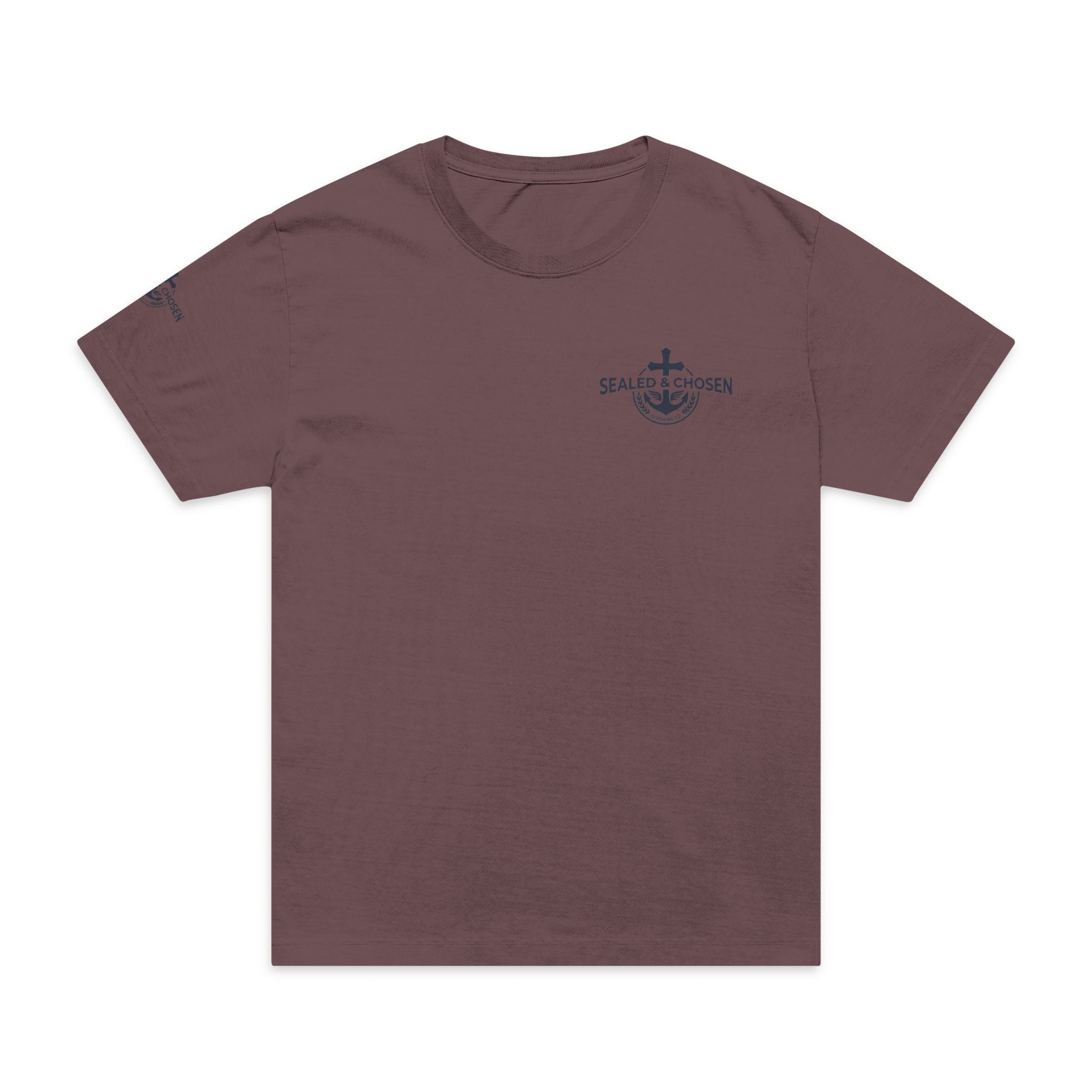 Isaiah 54:17 Oversized Tee — Sealed & Chosen Faith Graphic Shirt