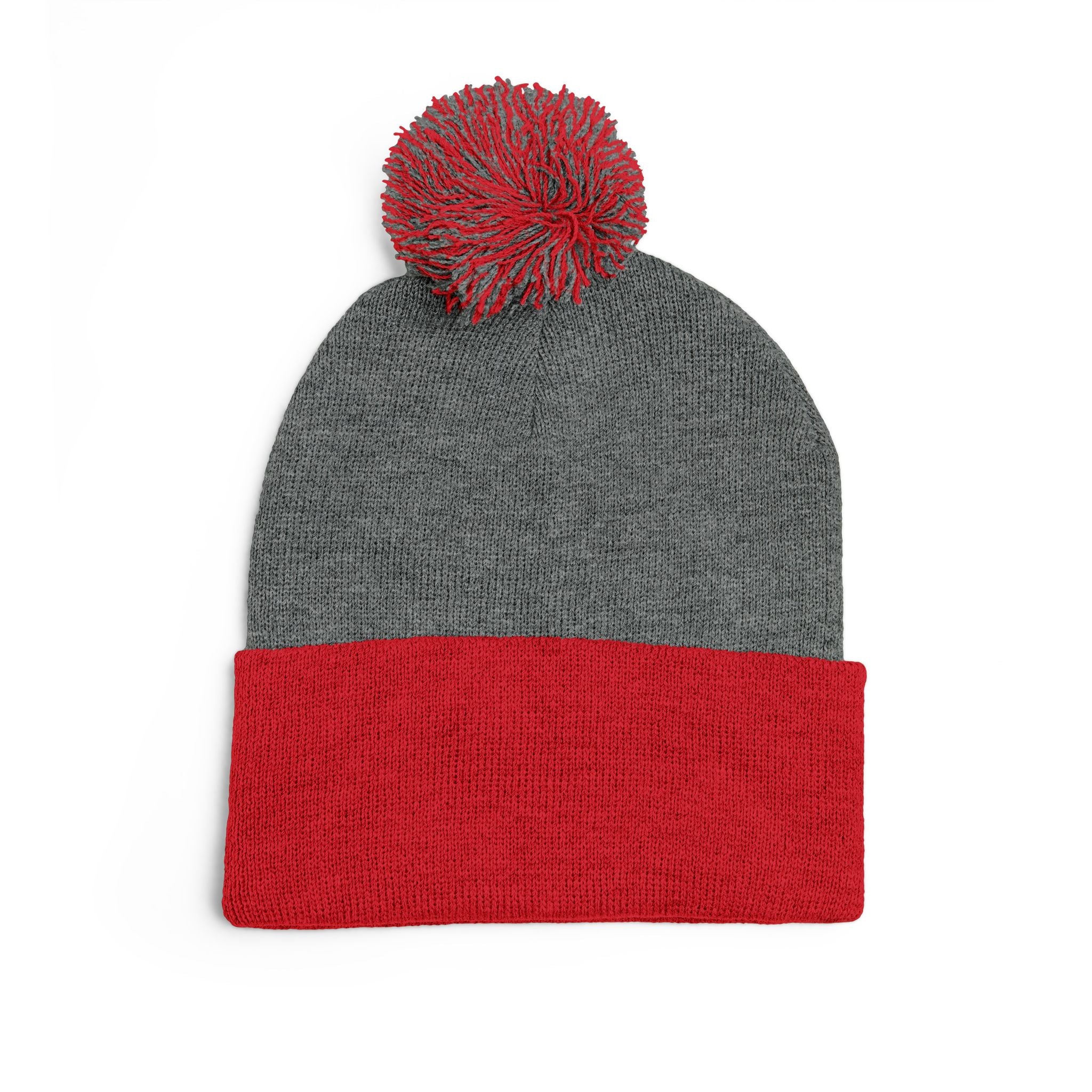 Embroidered Pom-Pom Knit Cap — 'SEALS CHOSEN' Anchor Logo
