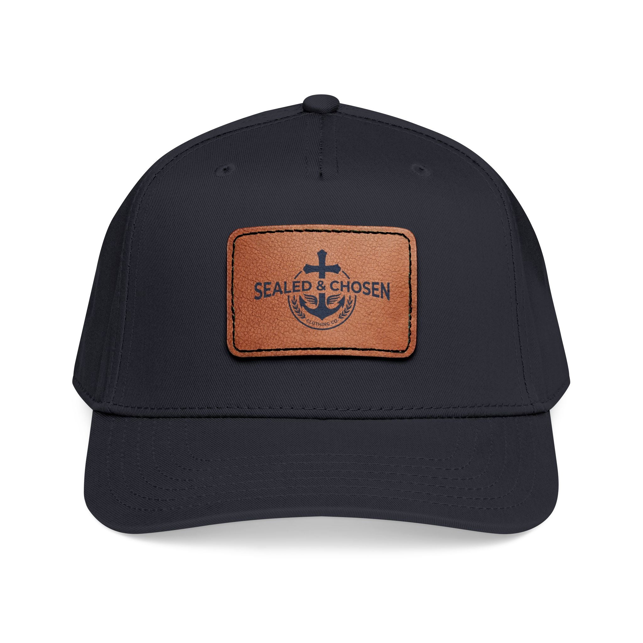Sealed & Chosen Leather Patch Baseball Cap