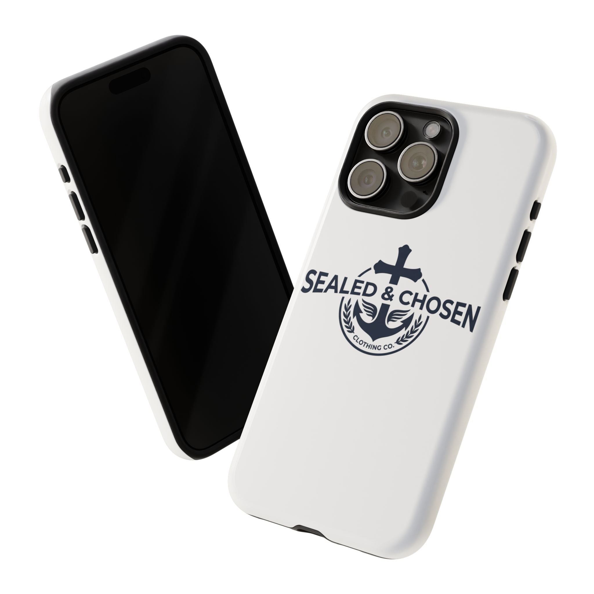 Sealed & Chosen Phone Case — Christian Anchor Cross iPhone Cover