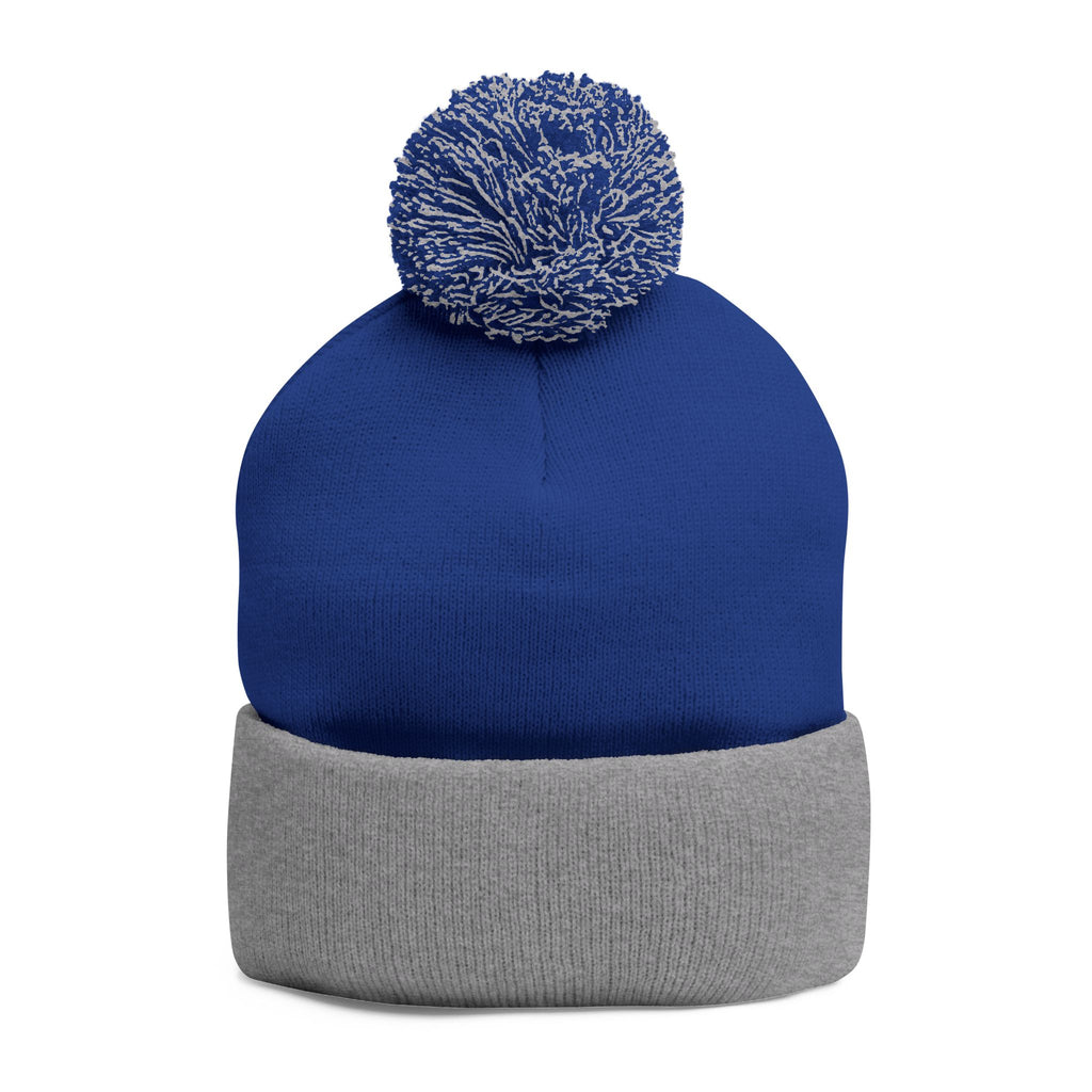 Embroidered Pom-Pom Knit Cap — 'SEALS CHOSEN' Anchor Logo