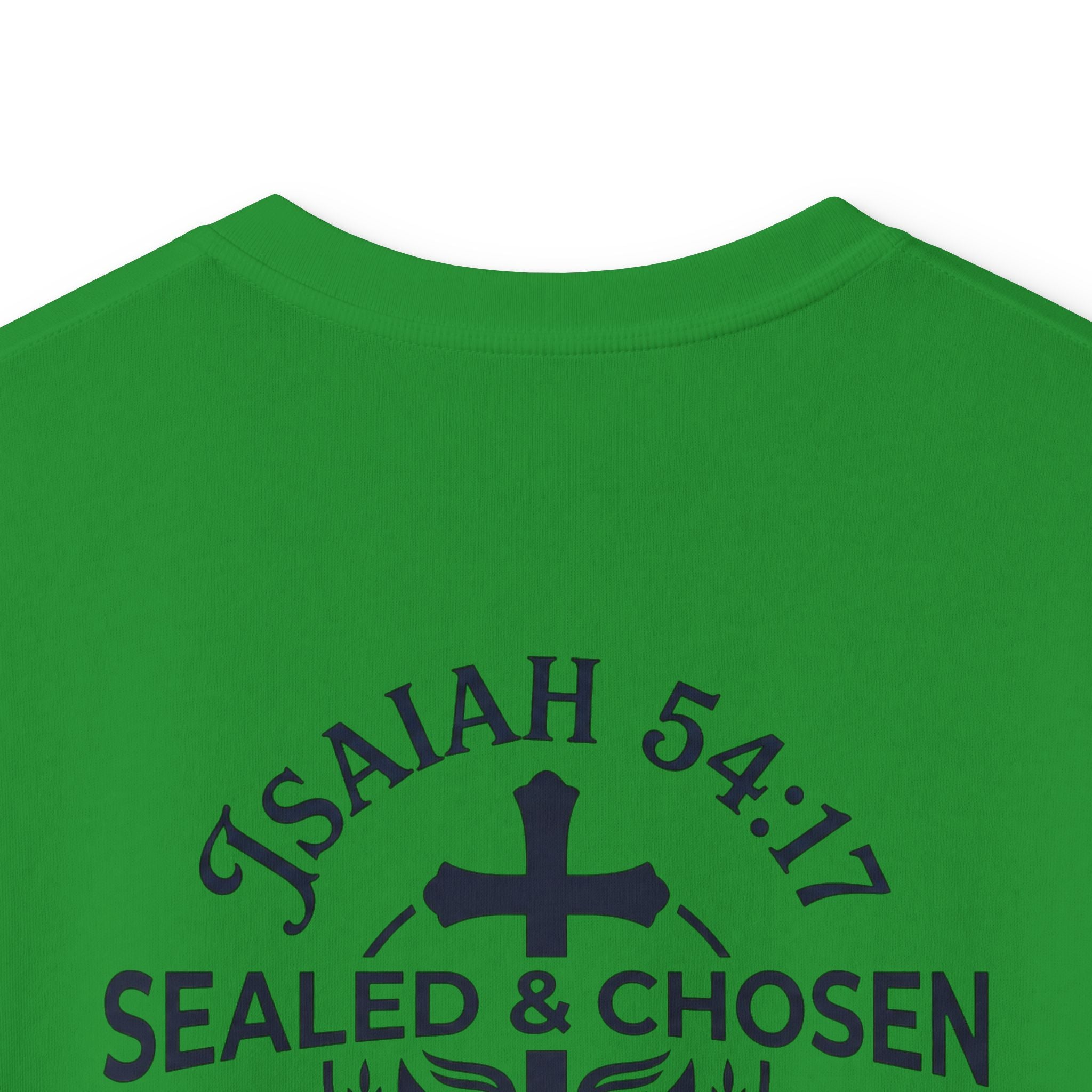 Kids Tee — "Sealed & Chosen" Christian Anchor Shirt (Isaiah 54:17)