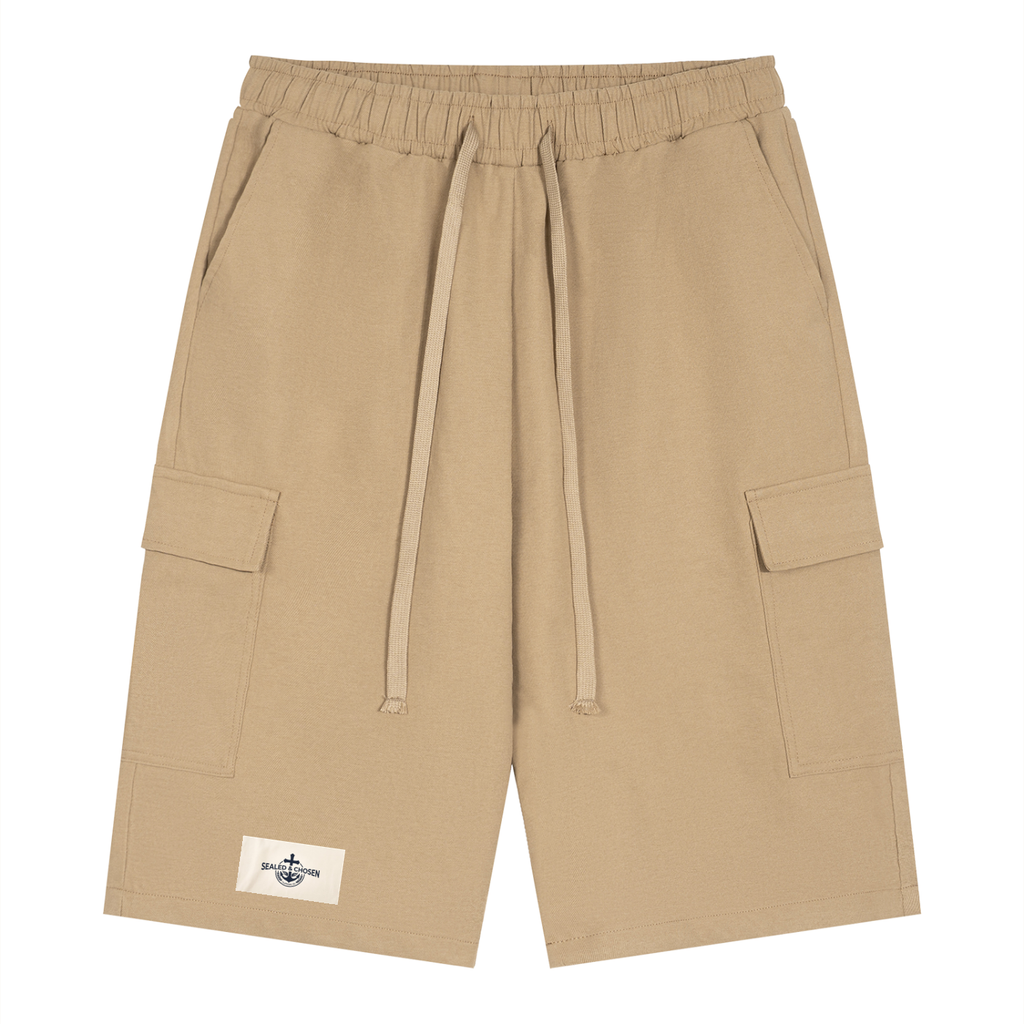 Unisex Drawstring Cargo Shorts