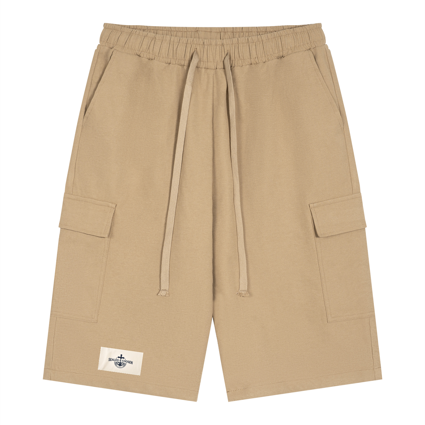 Unisex Drawstring Cargo Shorts