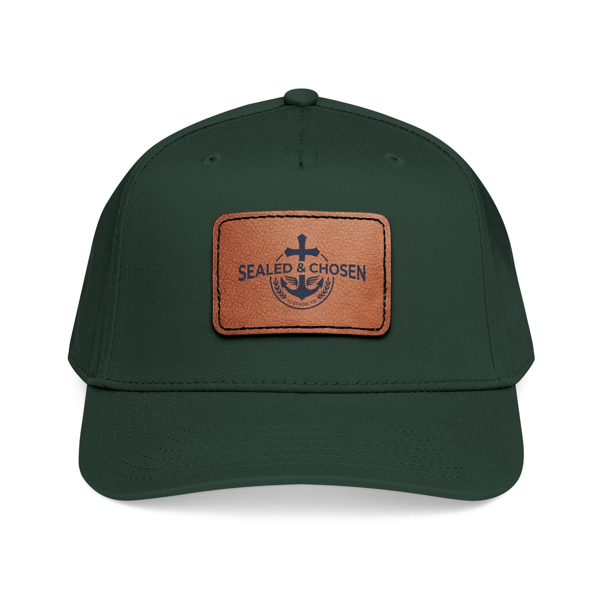 Sealed & Chosen Leather Patch Baseball Cap