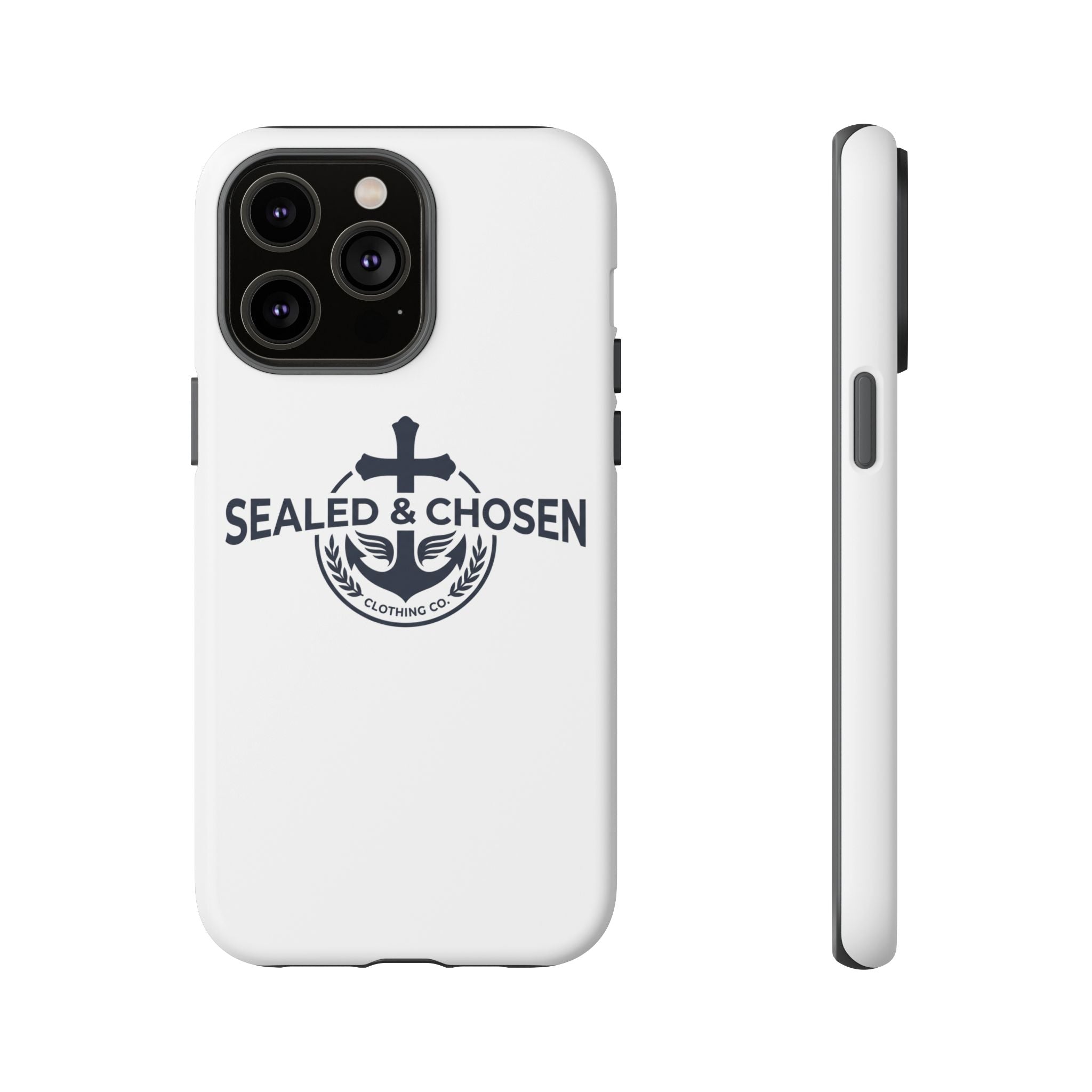 Sealed & Chosen Phone Case — Christian Anchor Cross iPhone Cover