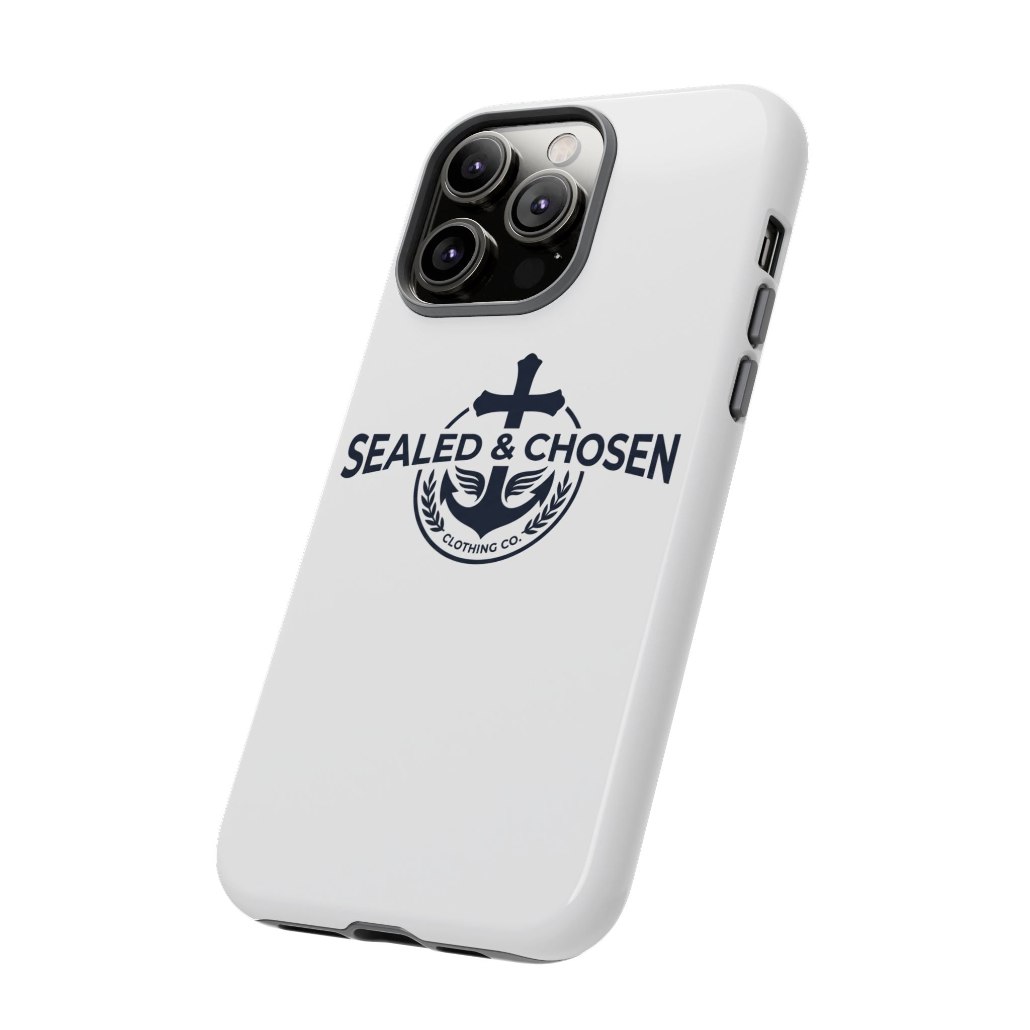 Sealed & Chosen Phone Case — Christian Anchor Cross iPhone Cover