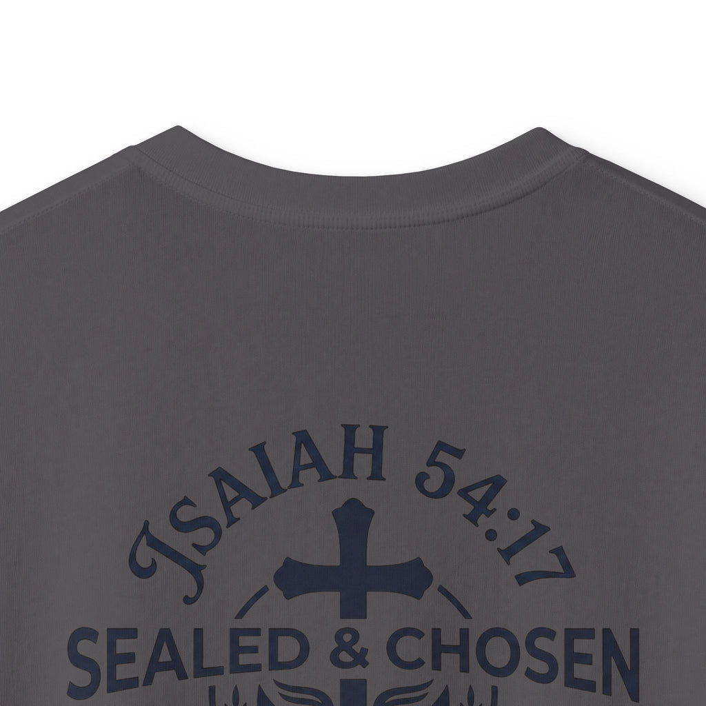 Kids Tee — "Sealed & Chosen" Christian Anchor Shirt (Isaiah 54:17)