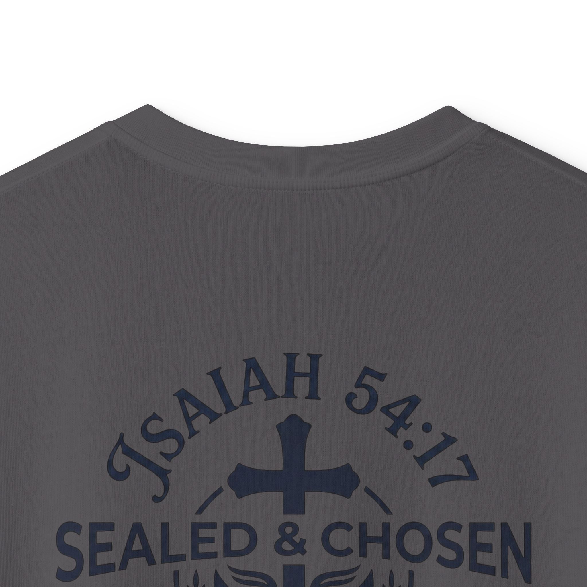 Kids Tee — "Sealed & Chosen" Christian Anchor Shirt (Isaiah 54:17)