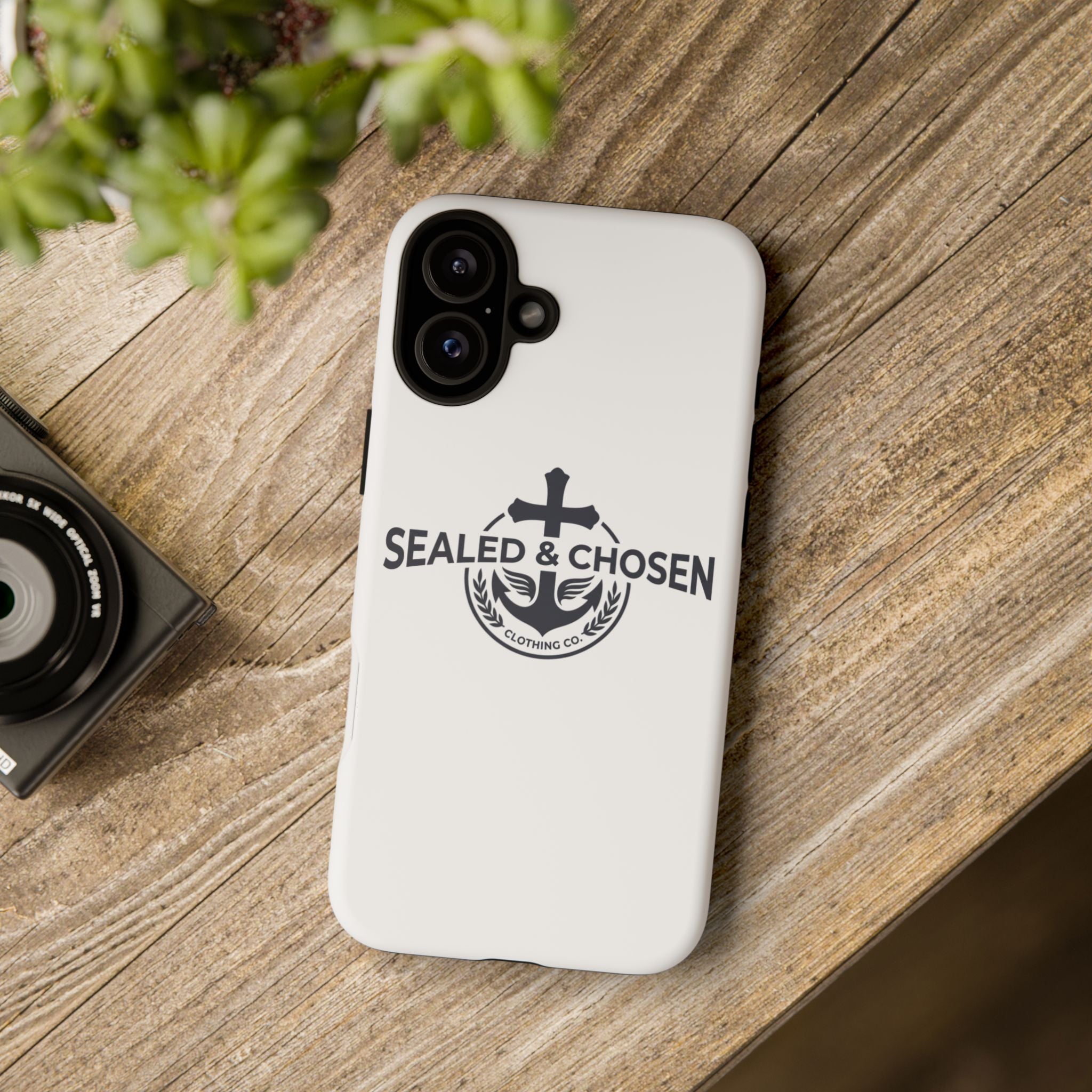 Sealed & Chosen Phone Case — Christian Anchor Cross iPhone Cover