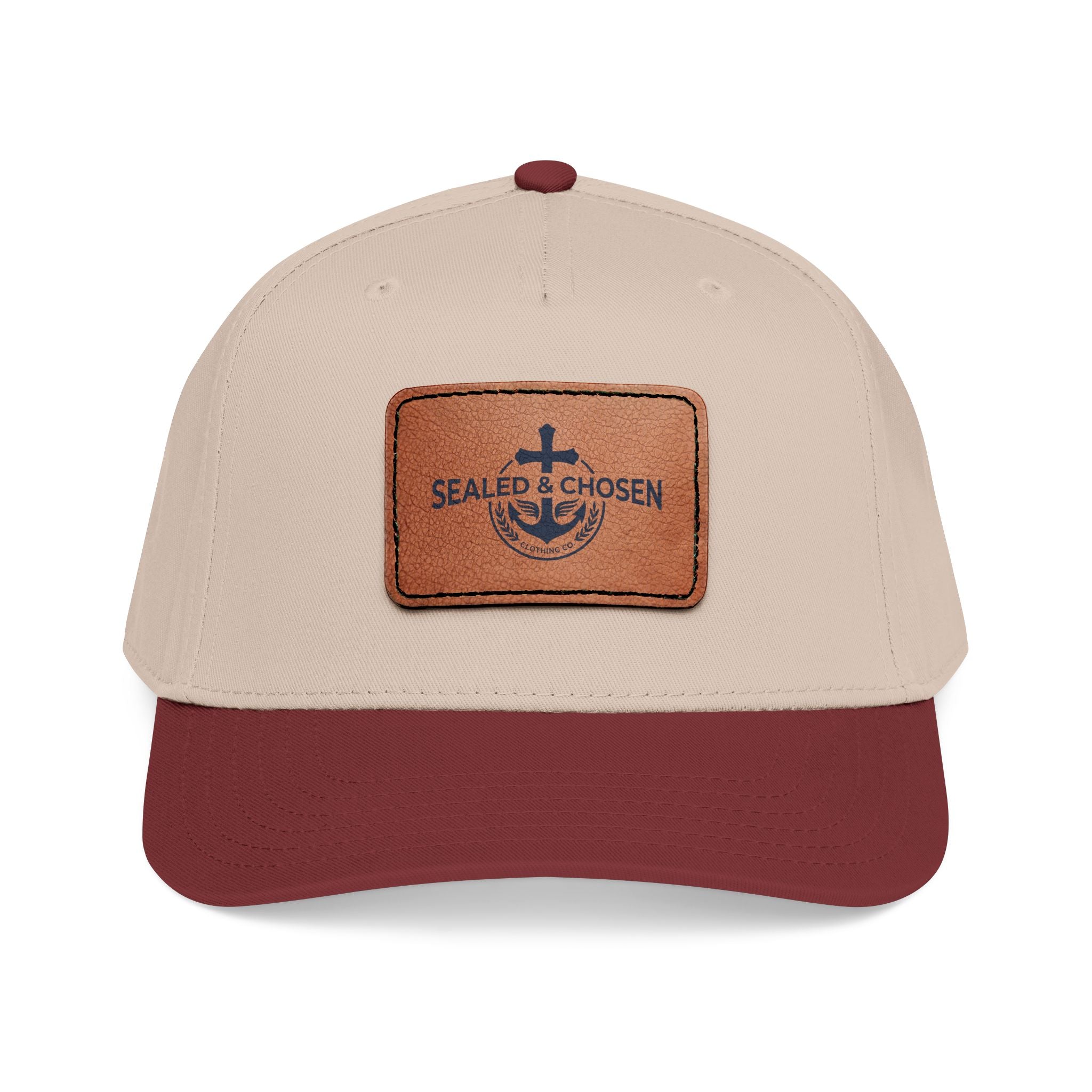 Sealed & Chosen Leather Patch Baseball Cap