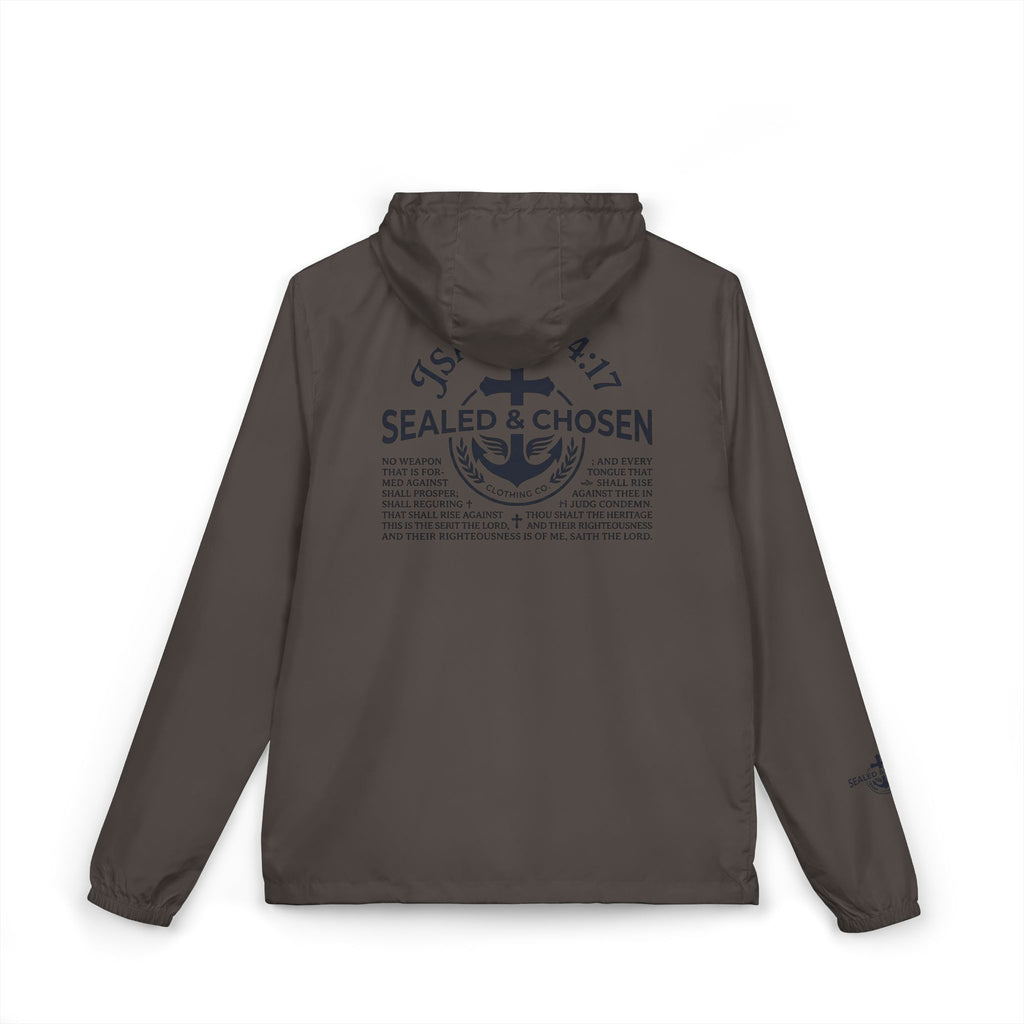 Windbreaker Jacket — White Camo ‘Salt & Siren’ Anchor Logo
