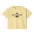 Sealed & Chosen Christian Boxy Tee — Isaiah 54:17 Faith Graphic Shirt