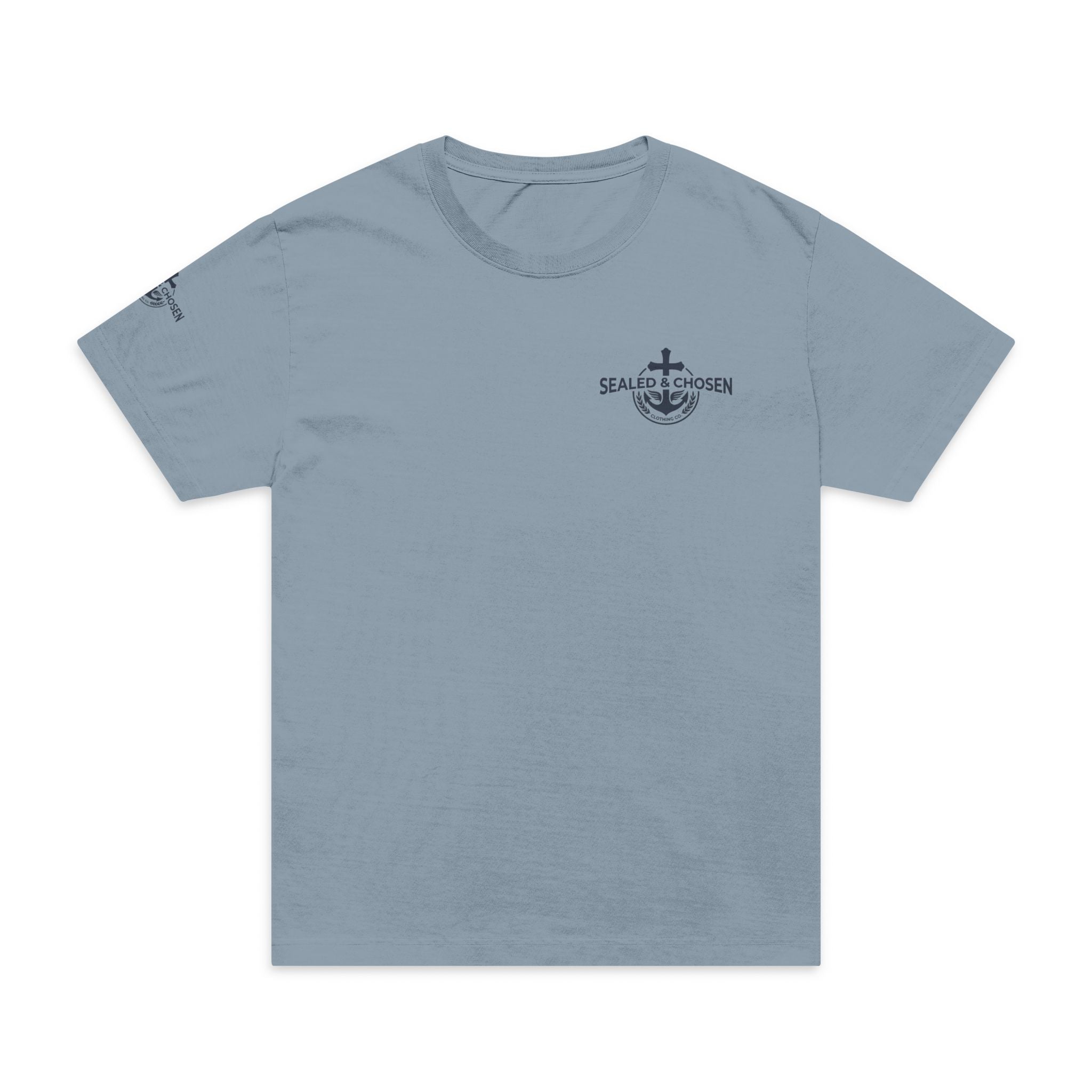 Isaiah 54:17 Oversized Tee — Sealed & Chosen Faith Graphic Shirt