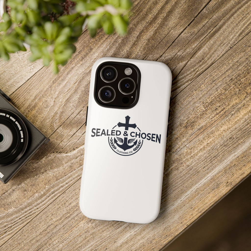 Sealed & Chosen Phone Case — Christian Anchor Cross iPhone Cover