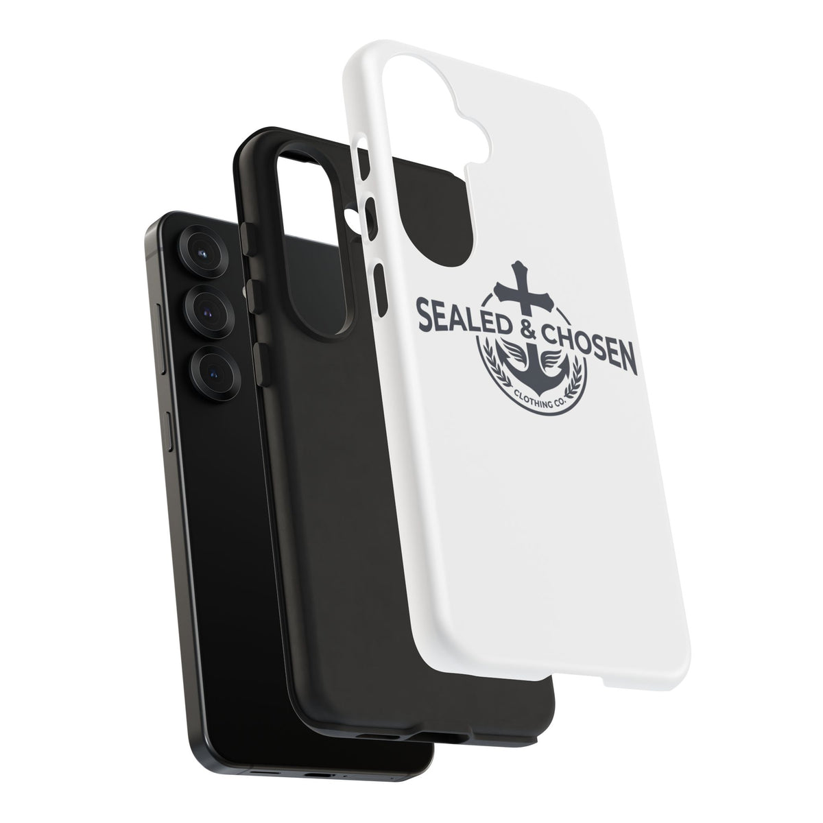 Sealed & Chosen Phone Case — Christian Anchor Cross iPhone Cover