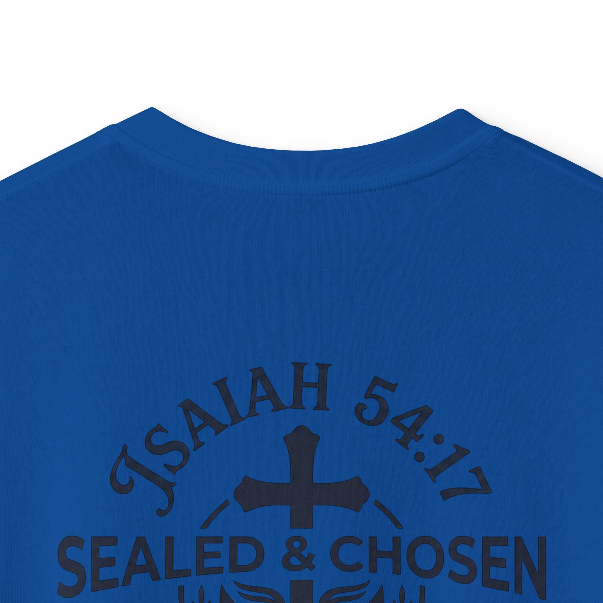 Kids Tee — "Sealed & Chosen" Christian Anchor Shirt (Isaiah 54:17)
