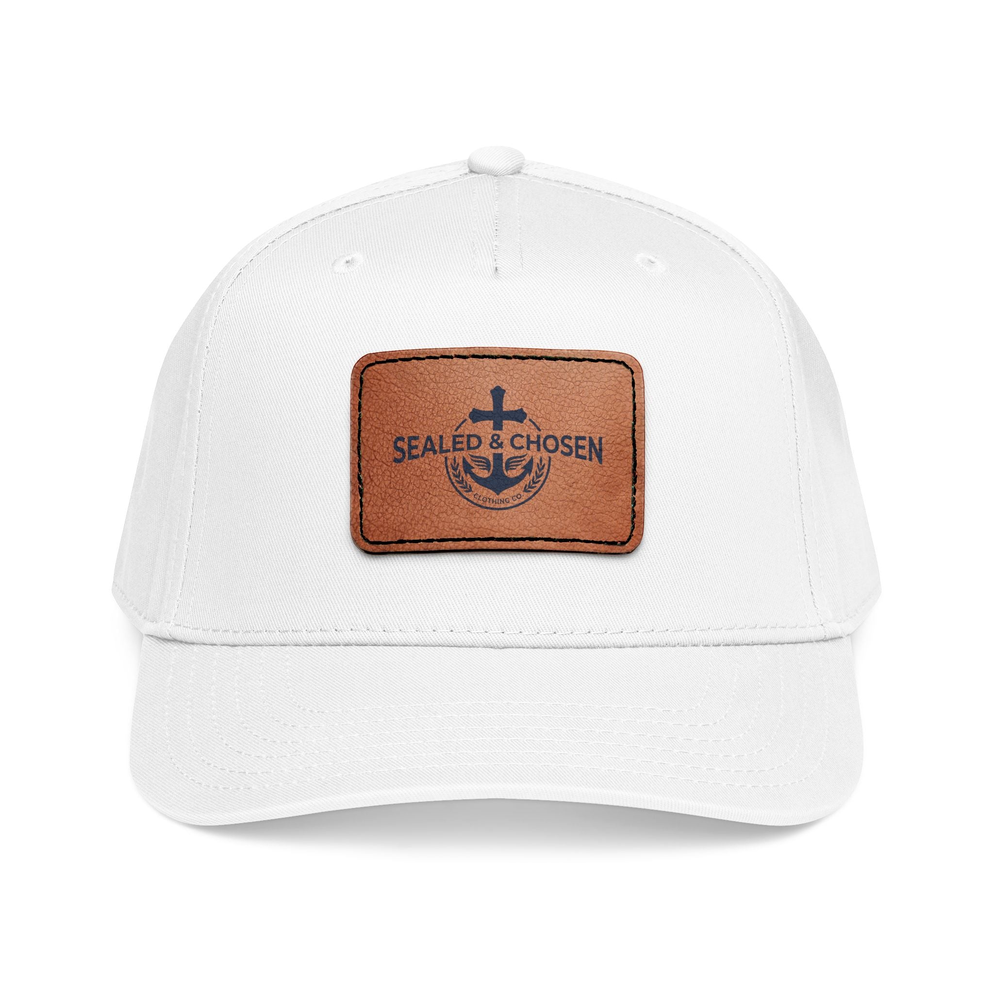Sealed & Chosen Leather Patch Baseball Cap