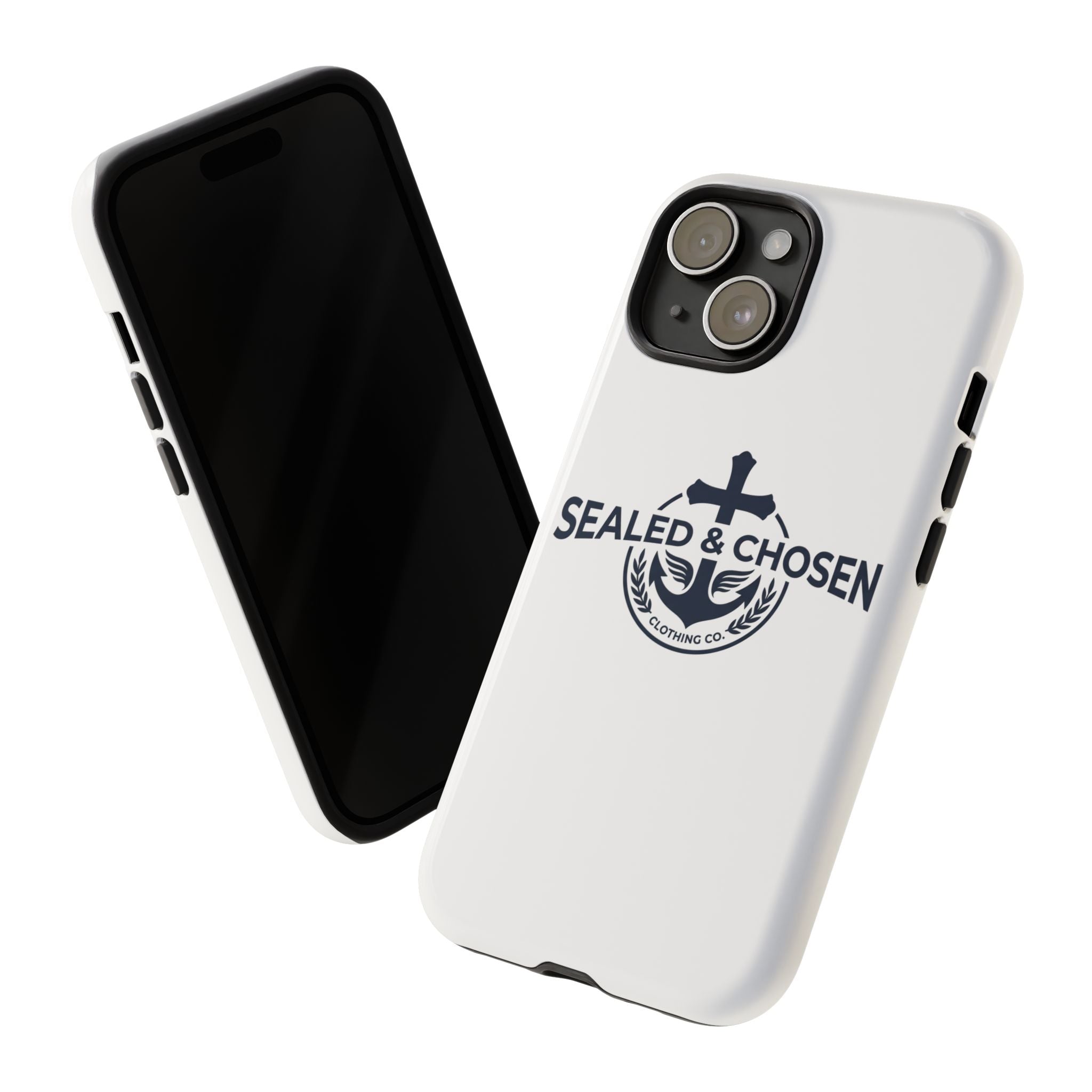 Sealed & Chosen Phone Case — Christian Anchor Cross iPhone Cover
