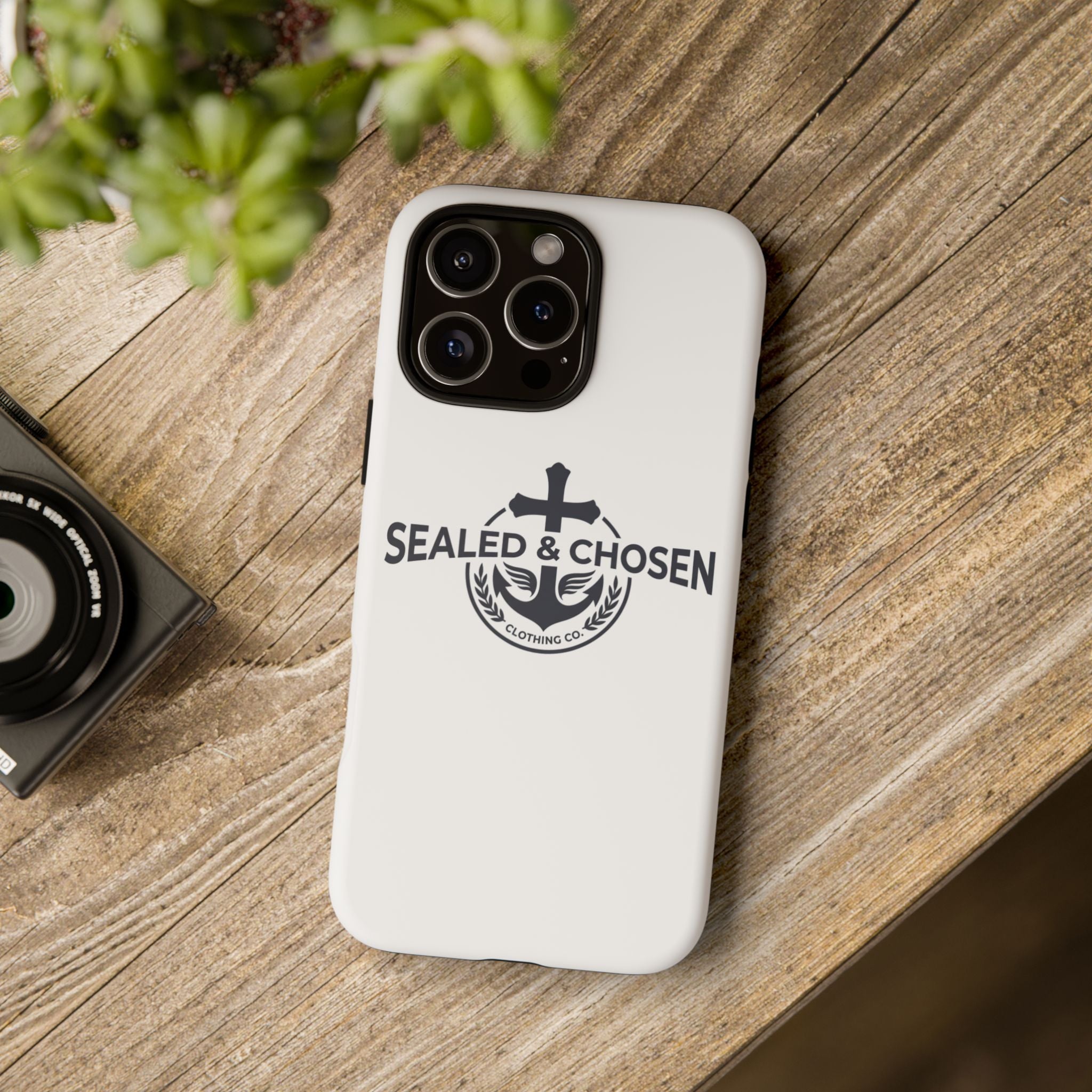 Sealed & Chosen Phone Case — Christian Anchor Cross iPhone Cover